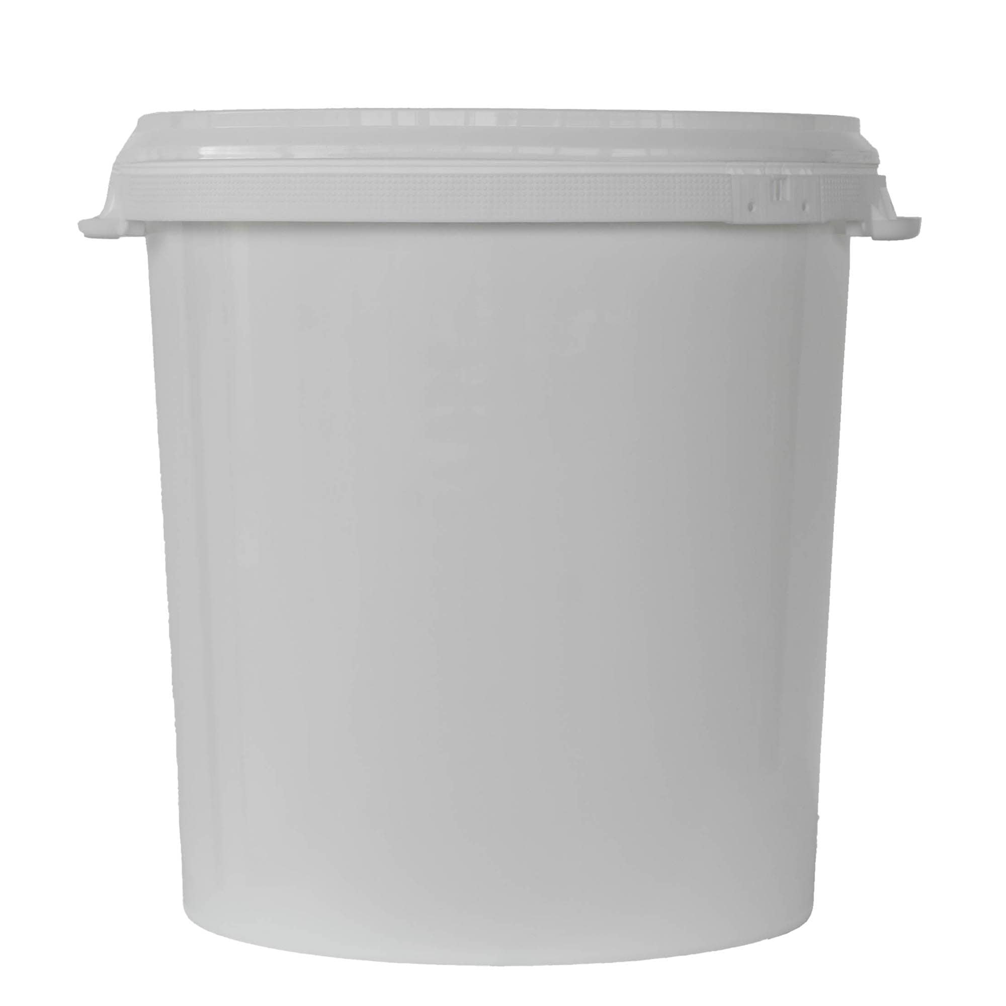 30 l κουβάς, πλαστικό PP, λευκός