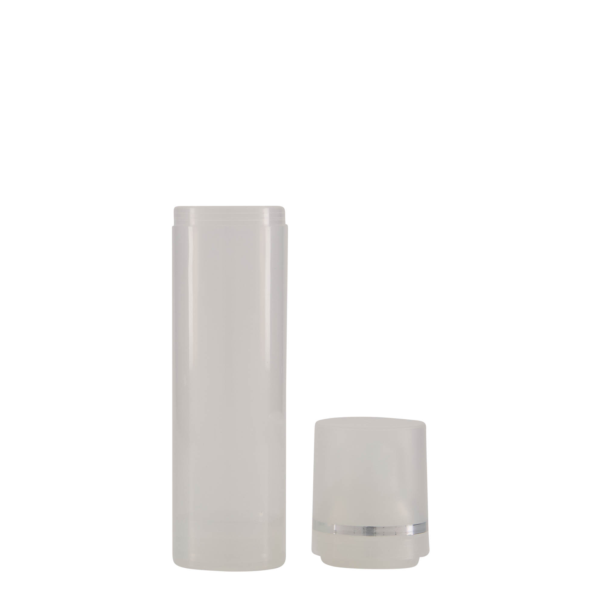 75 ml Airless Διανομέας 'Mezzo', πλαστικό PP, φυσικό