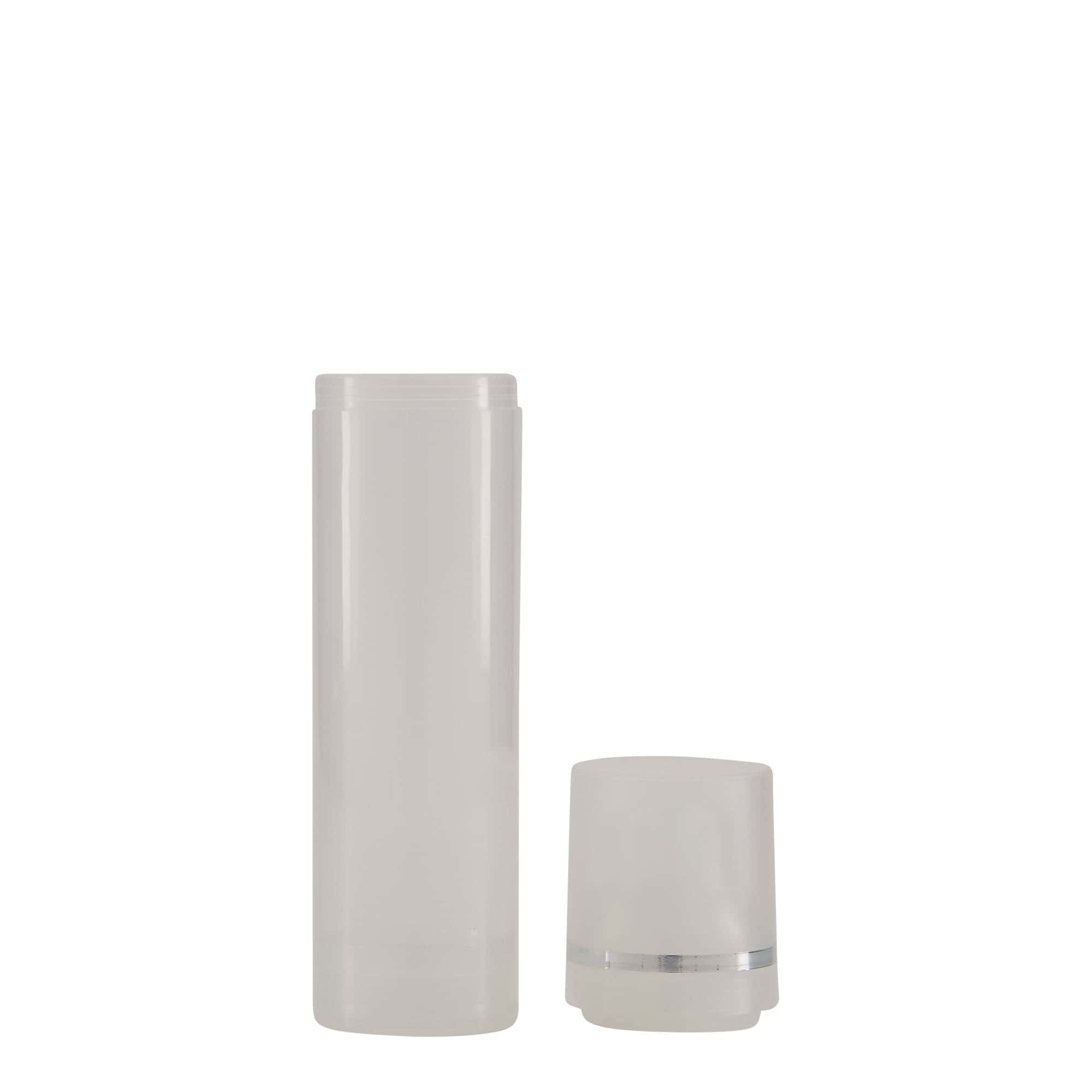 75 ml Airless Διανομέας 'Mezzo', πλαστικό PP, φυσικό