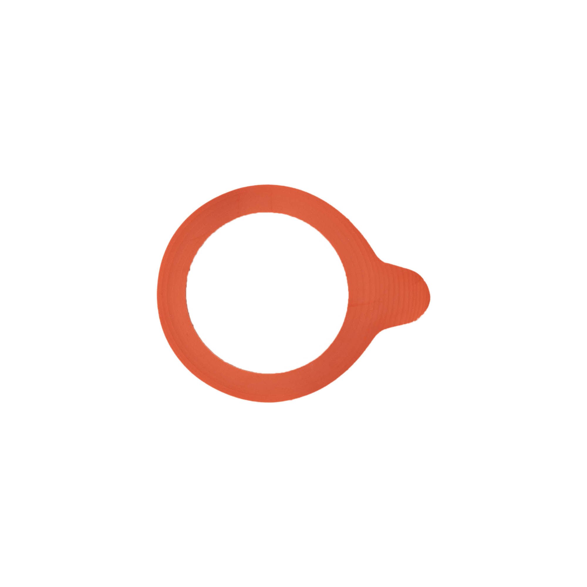 Δαχτυλίδι WECK-Einkochring RR40, κόκκινο, στόμιο: στρογγυλή άκρη