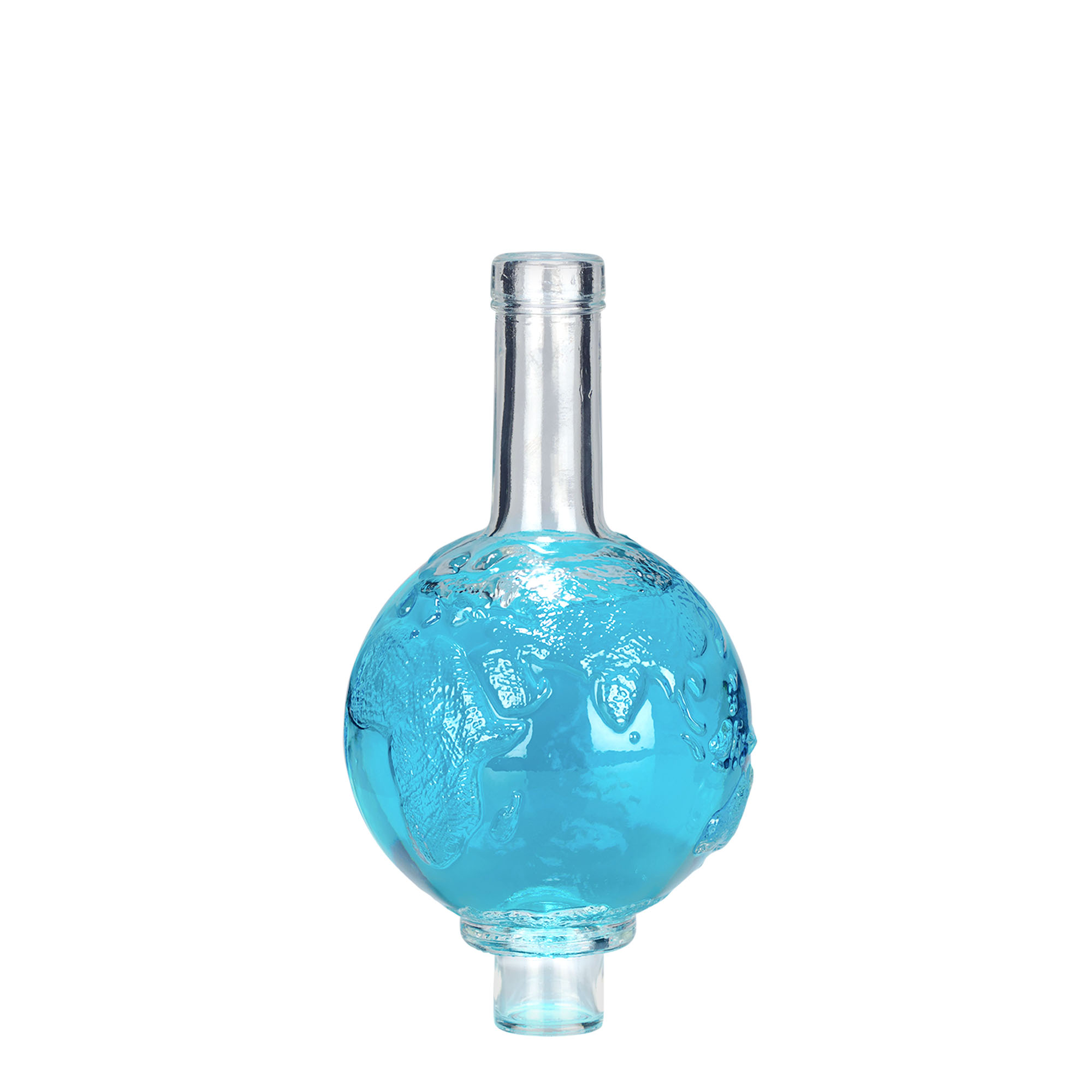 500 ml γυάλινο μπουκάλι 'Globus', στόμιο: φελλός