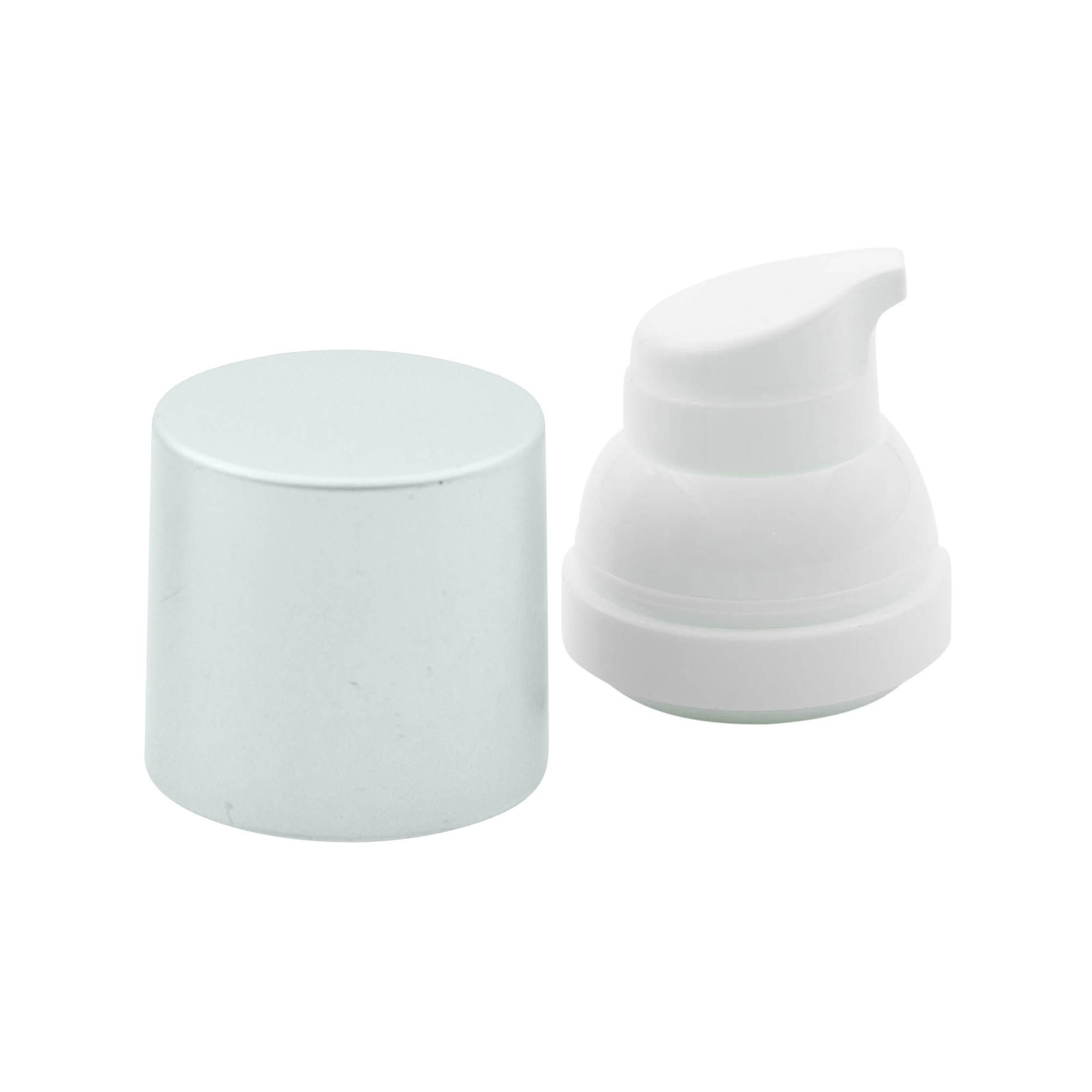 Αντλία διανομέα χωρίς αέρα 'Mezzo', πλαστικό PP, ασημί