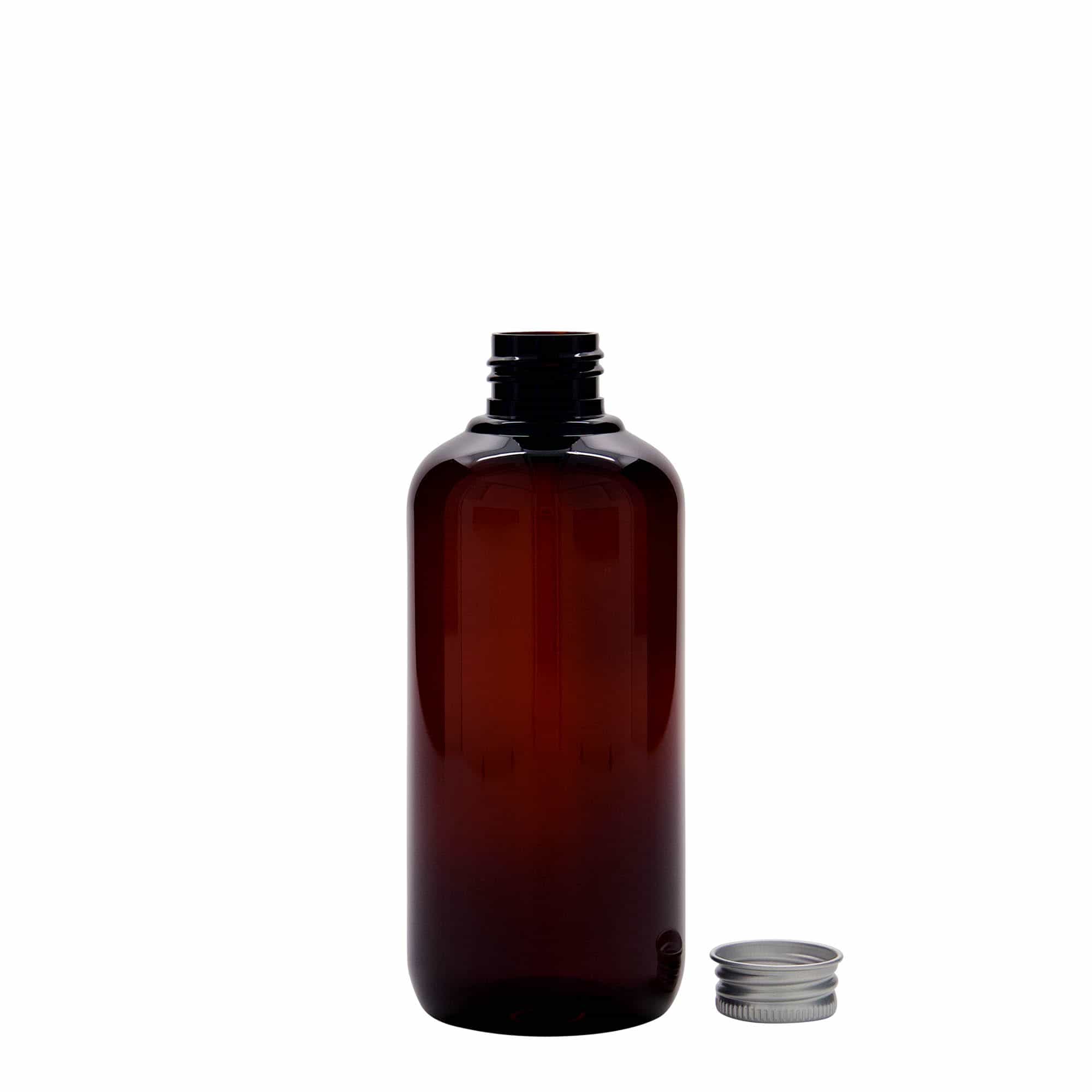 250 ml πλαστικό μπουκάλι ανακύκλωσης 'Victor's Best', PCR, καφέ, στόμιο: 24/410