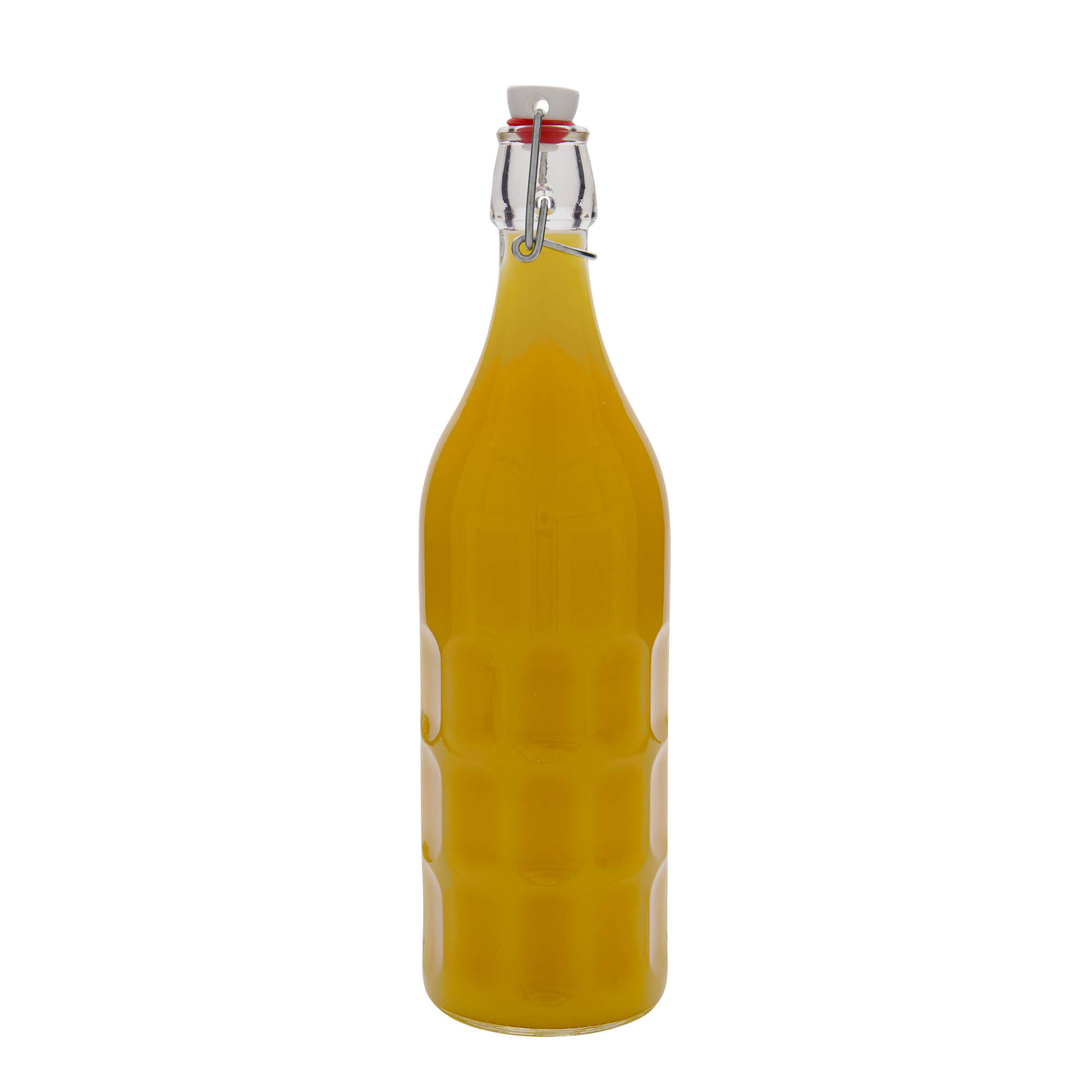 1.000 ml γυάλινο μπουκάλι Moresca, στόμιο: κλείσιμο με μπρούτζινο κλιπ