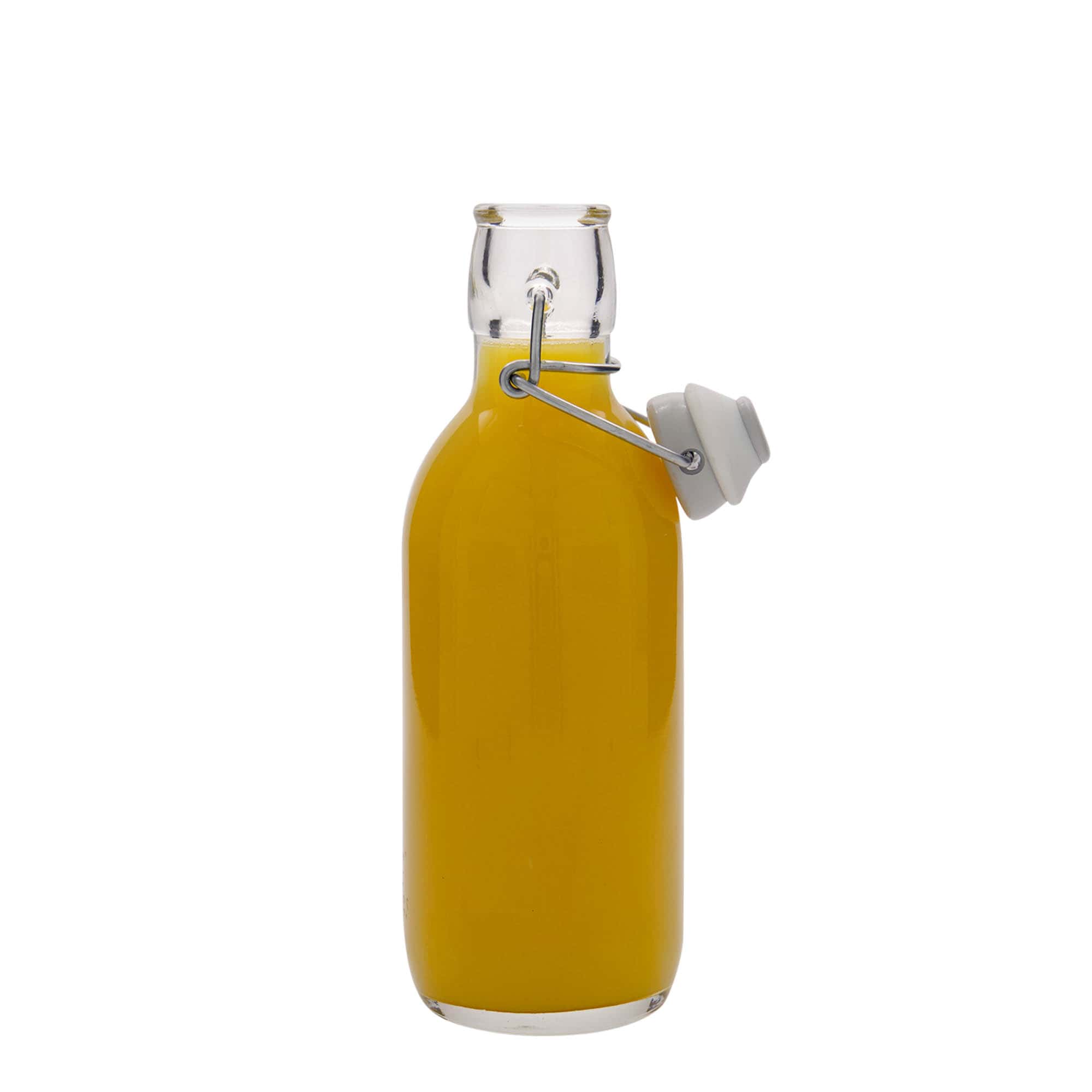 500 ml γυάλινο μπουκάλι 'Emilia', στόμιο: κλείσιμο με μπρούτζινο κλιπ