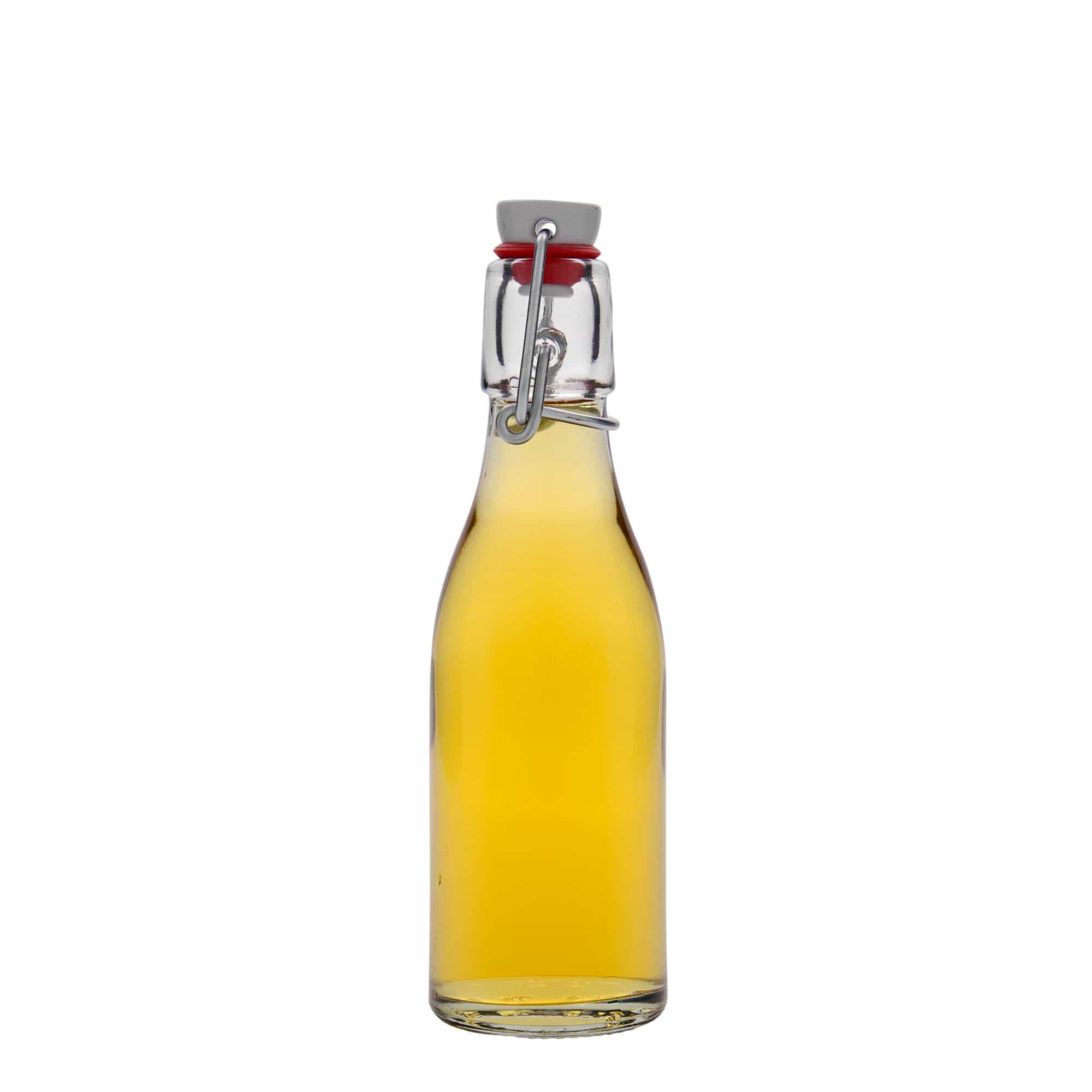 200 ml γυάλινο μπουκάλι 'Paul', στόμιο: κλιπ κλεισίματος 200 ml γυάλινο μπουκάλι 'Paul', στόμιο: κλιπ κλεισίματος