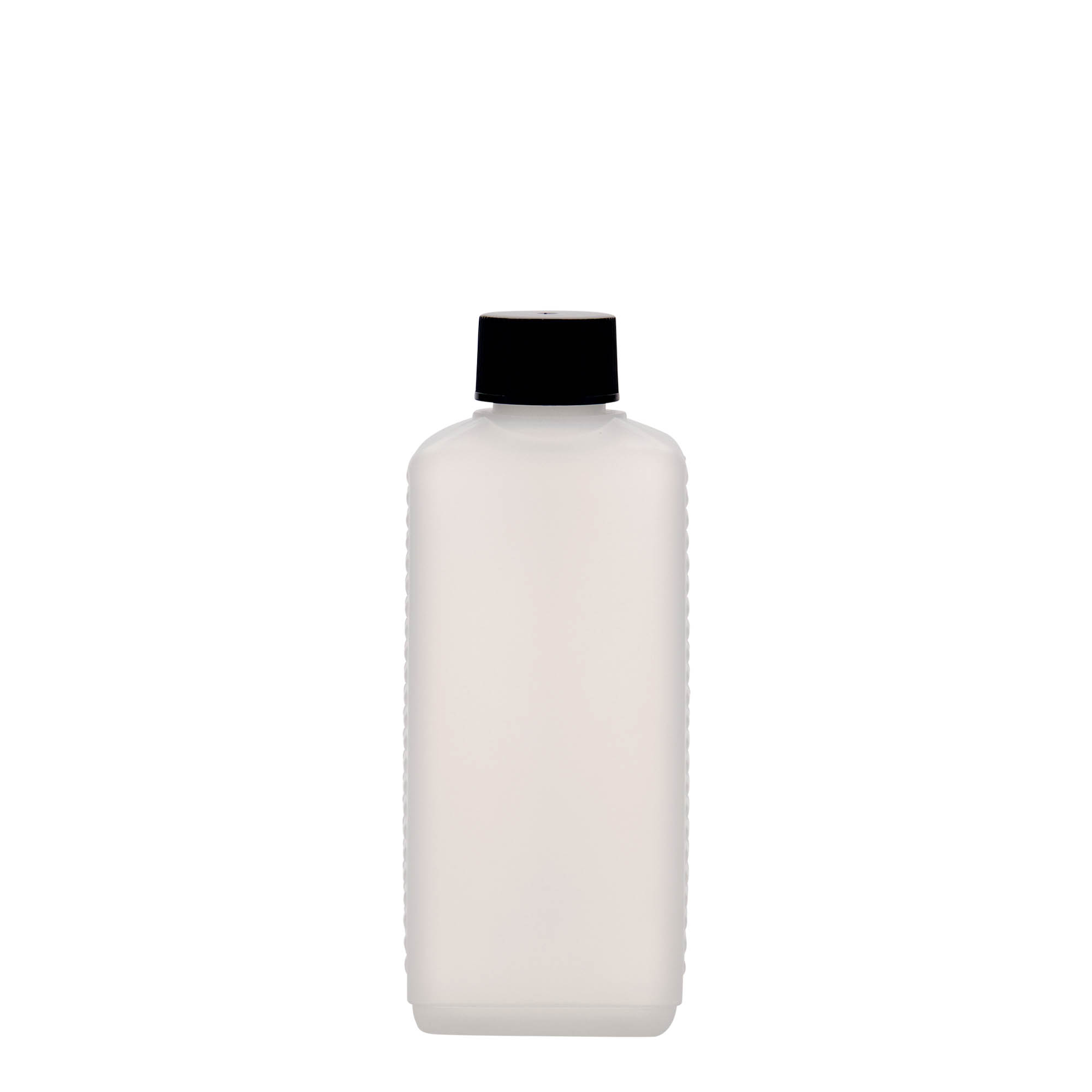 250 ml δοχείο κανίστρου, ορθογώνιο, πλαστικό HDPE, φυσικό, στόμιο: DIN 25 EPE