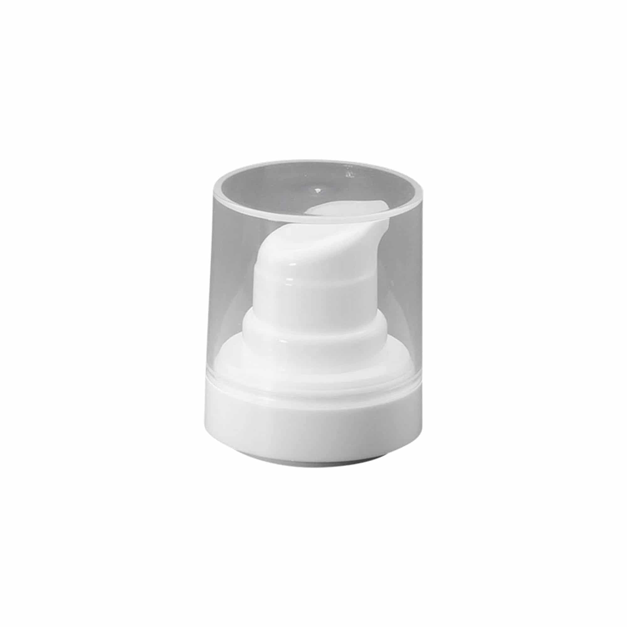 Κεφαλή αντλίας Airless Dispenser 'Micro', πλαστικό PP, λευκή