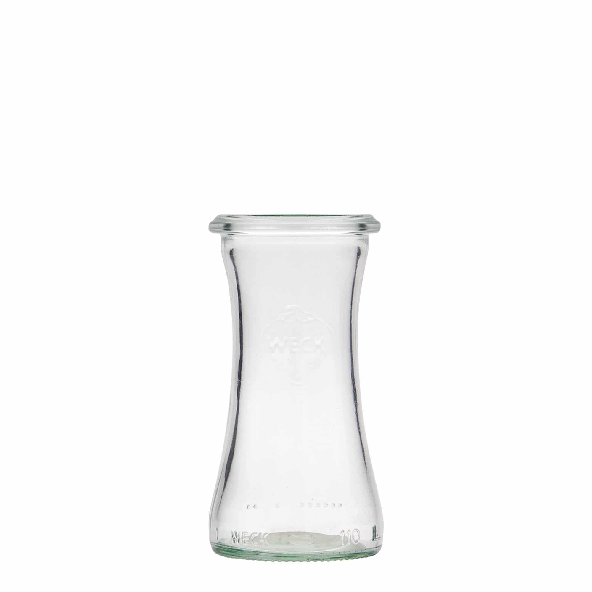 Βάζο για εκλεκτά τρόφιμα WECK 110 ml, στόμιο: στρογγυλεμένο χείλος