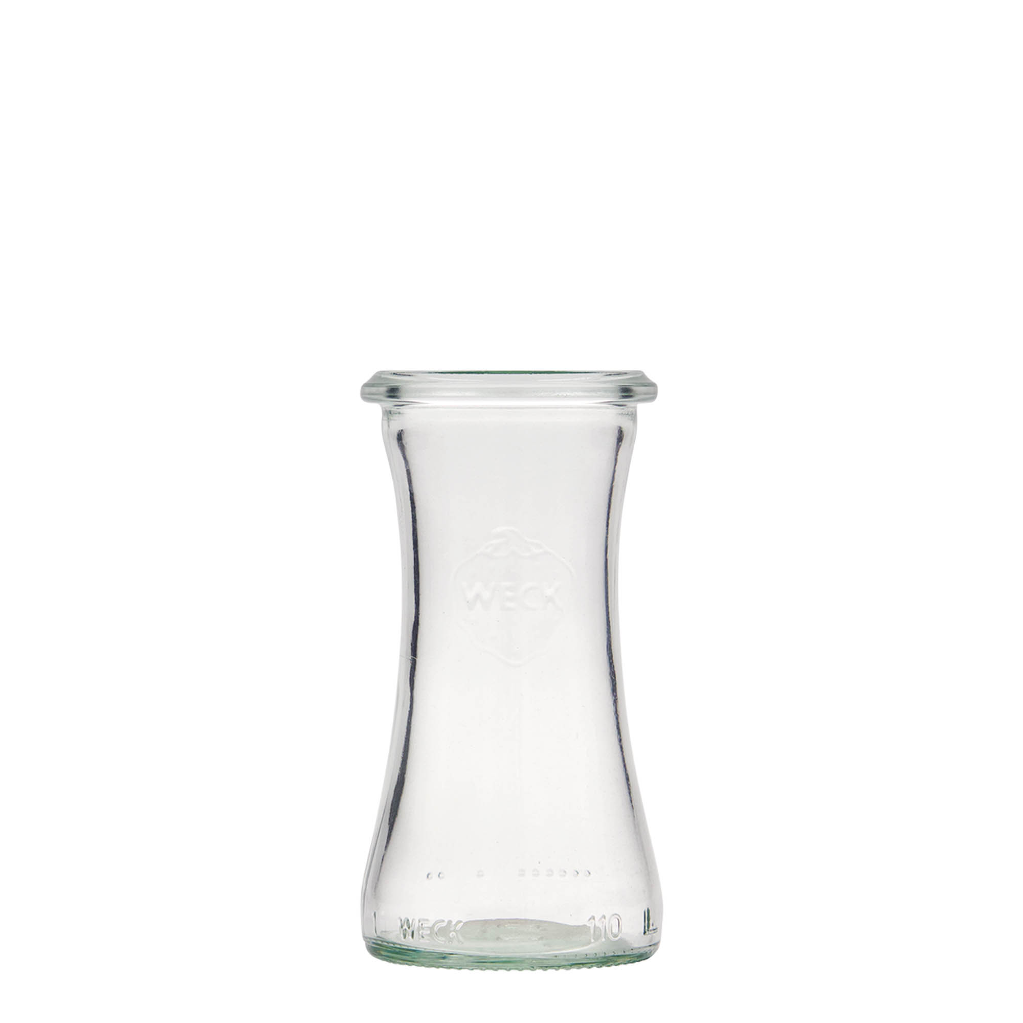 110 ml βάζο WECK-Delikatessenglas, στόμιο: στρογγυλή άκρη