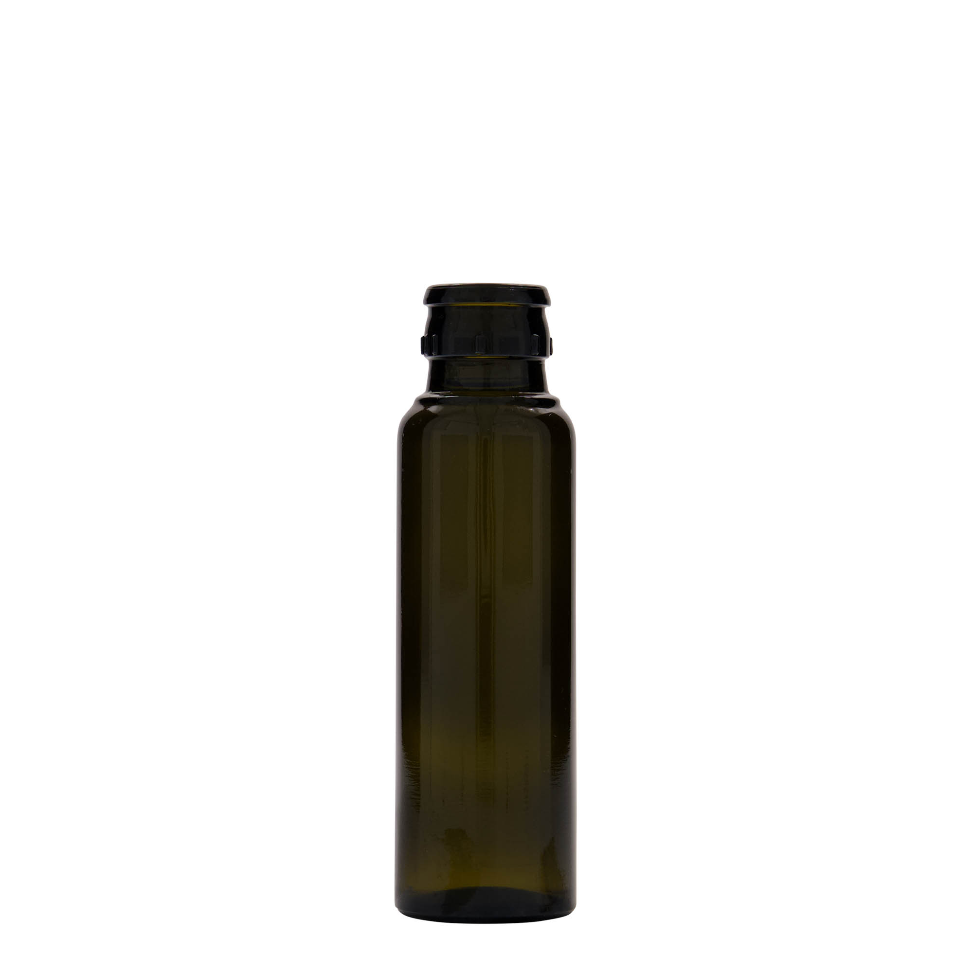 100 ml μπουκάλι ξυδιού/λάδιου 'Willy New', γυαλί, αντιπράσινο, στόμιο: DOP