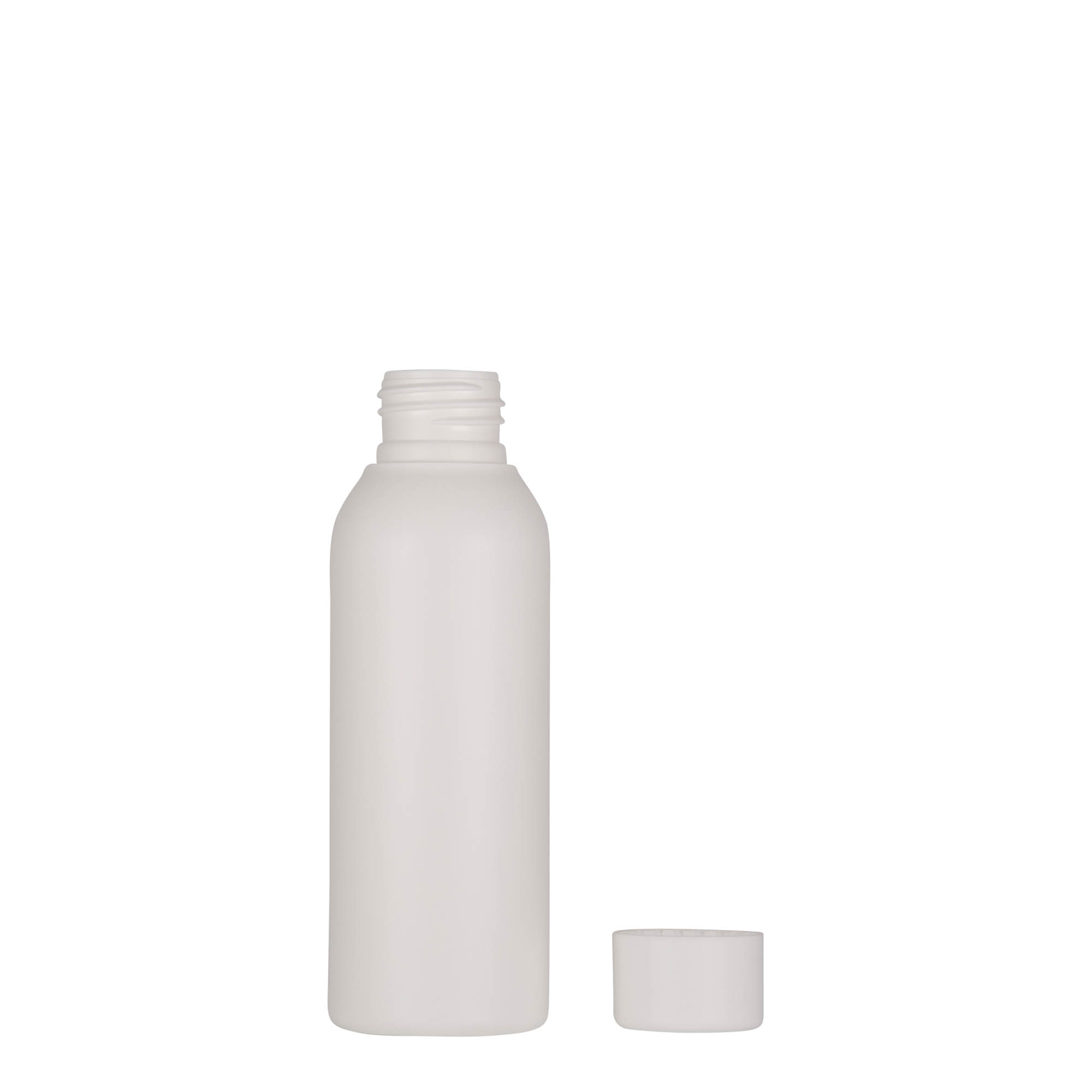 100 ml πλαστικό μπουκάλι 'Tuffy', HDPE, λευκό, στόμιο: 24/410