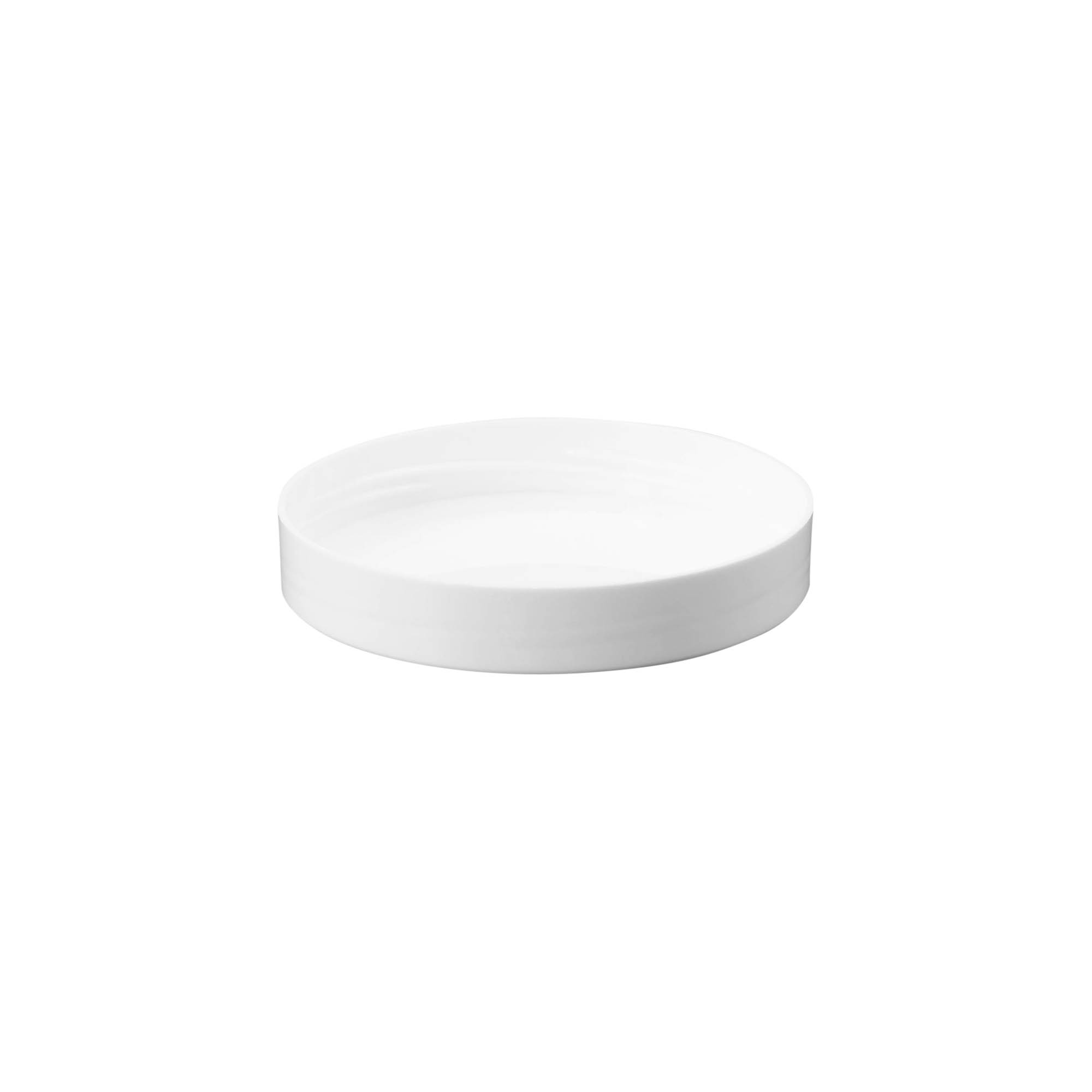 Βιδωτό καπάκι 'White Line' 125ml, πλαστικό PP, λευκό