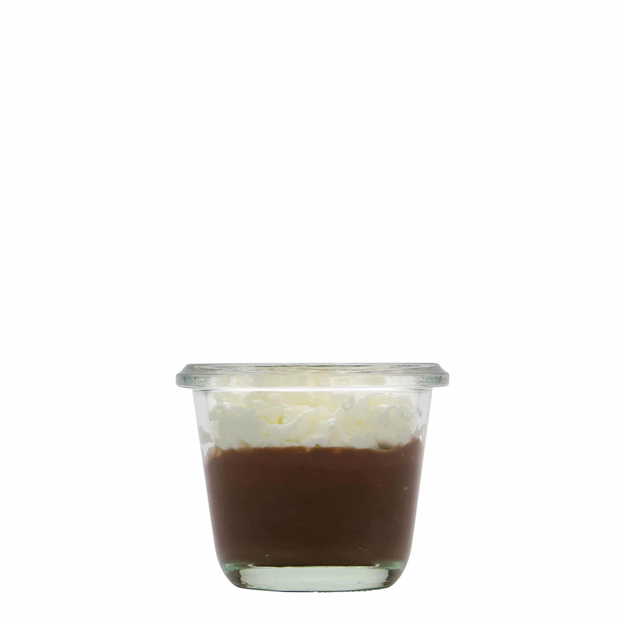80 ml WECK-γυάλινο βάζο γκουρμέ, στόμιο: στρογγυλή άκρη