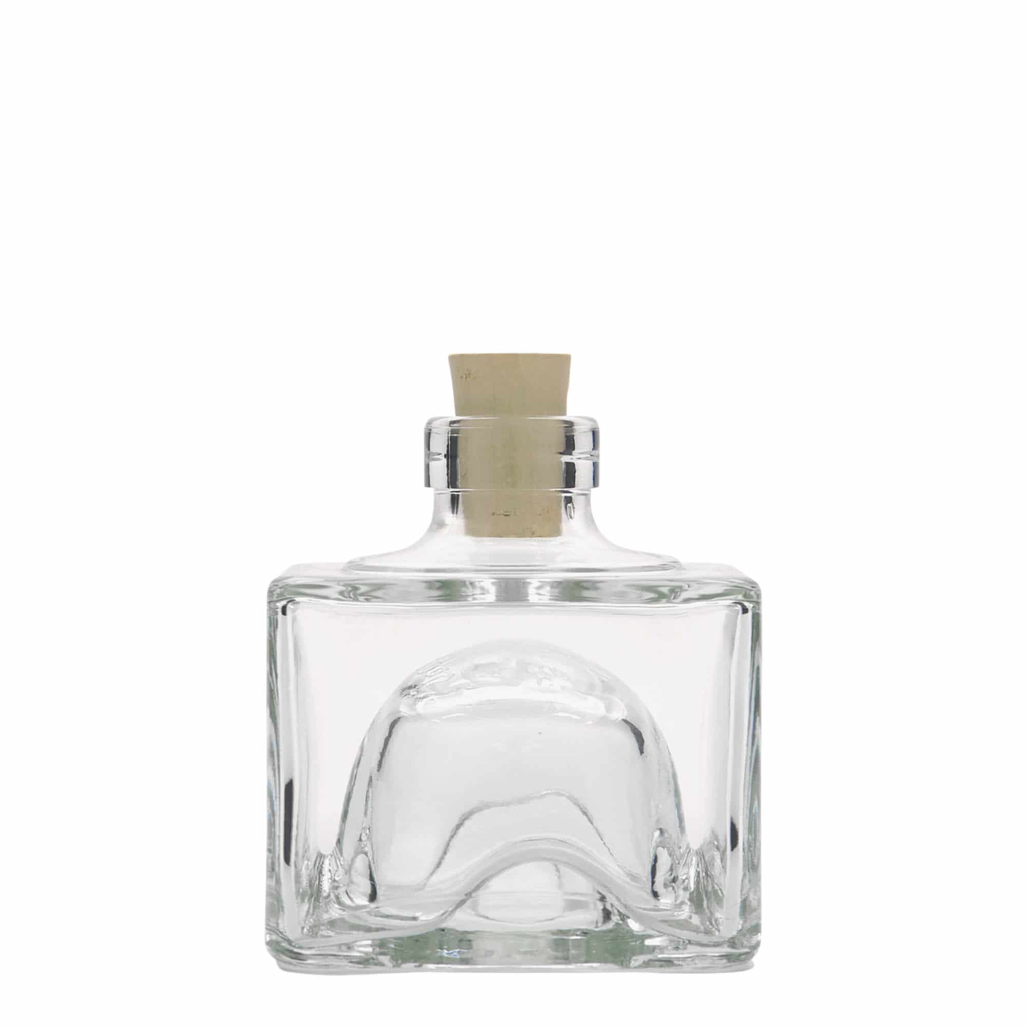200 ml γυάλινο μπουκάλι 'Cocolores', τετράγωνο, στόμιο: φελλός