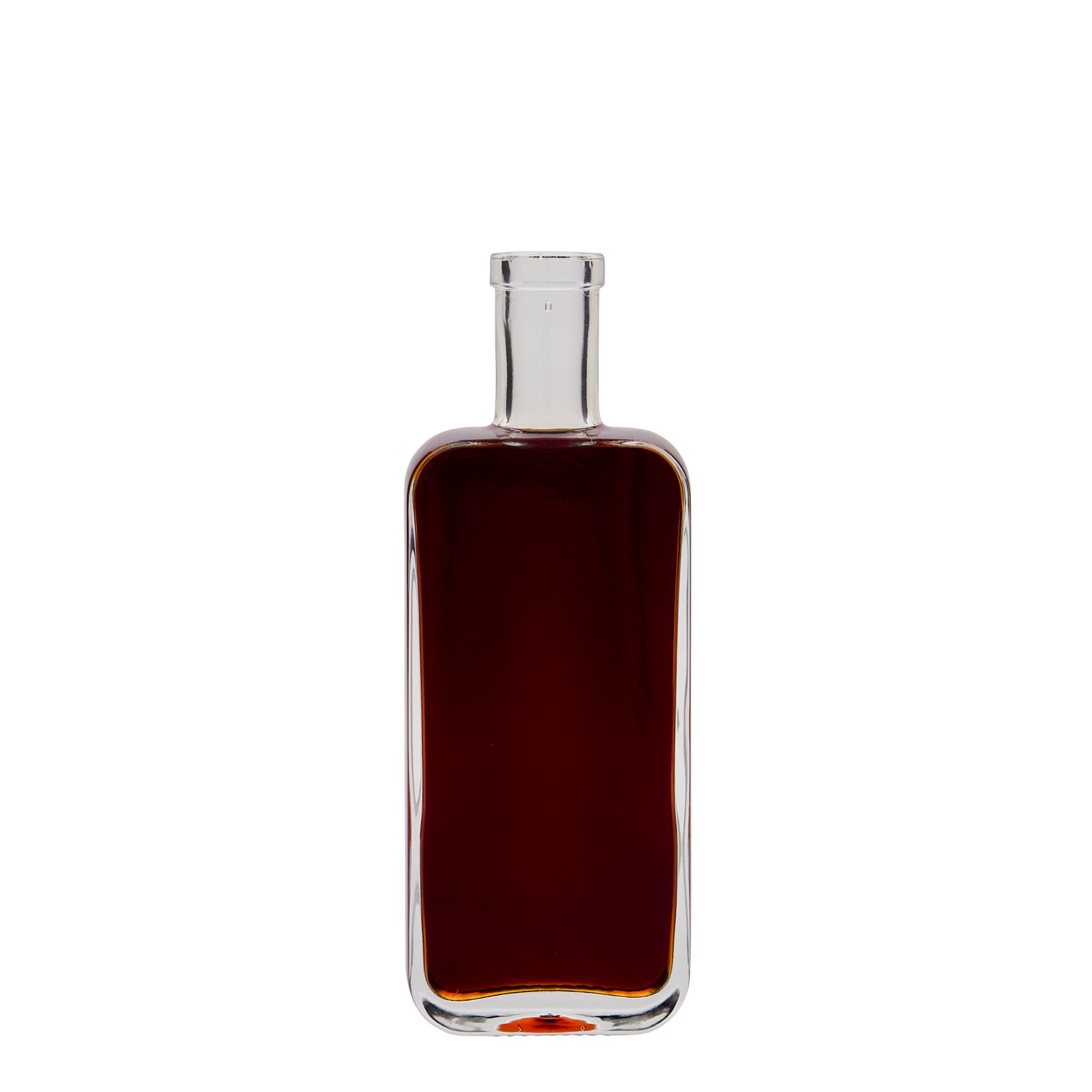 200 ml γυάλινο μπουκάλι 'Nice', ορθογώνιο, στόμιο: φελλός