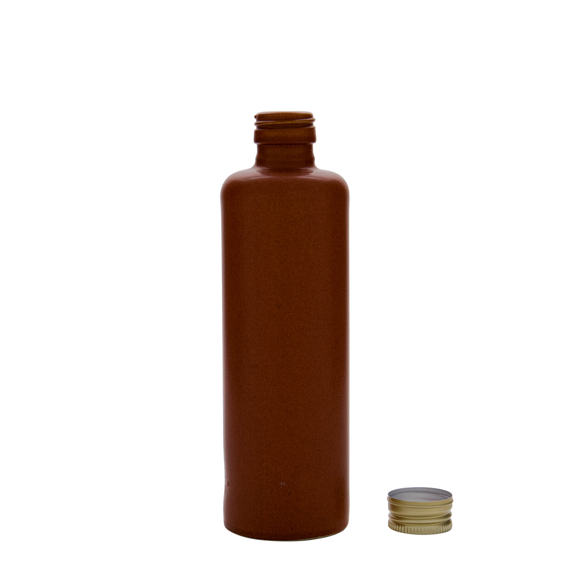 350 ml κανάτα από πηλό, κεραμικό, κόκκινο-καφέ, στόμιο: PP 31,5