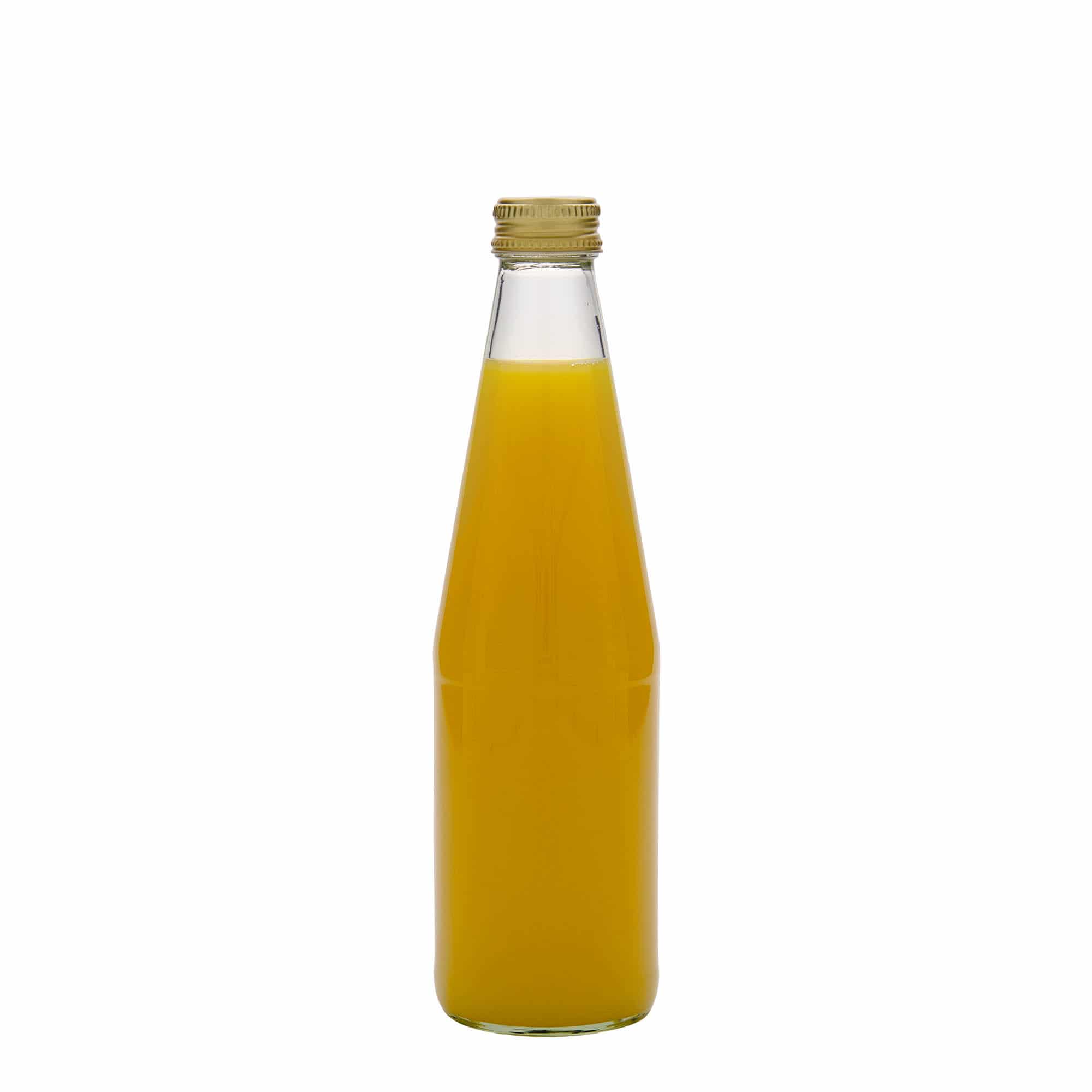 330 ml καθολικό μπουκάλι σε σχήμα καρότου, γυαλί, στόμιο: PP 28