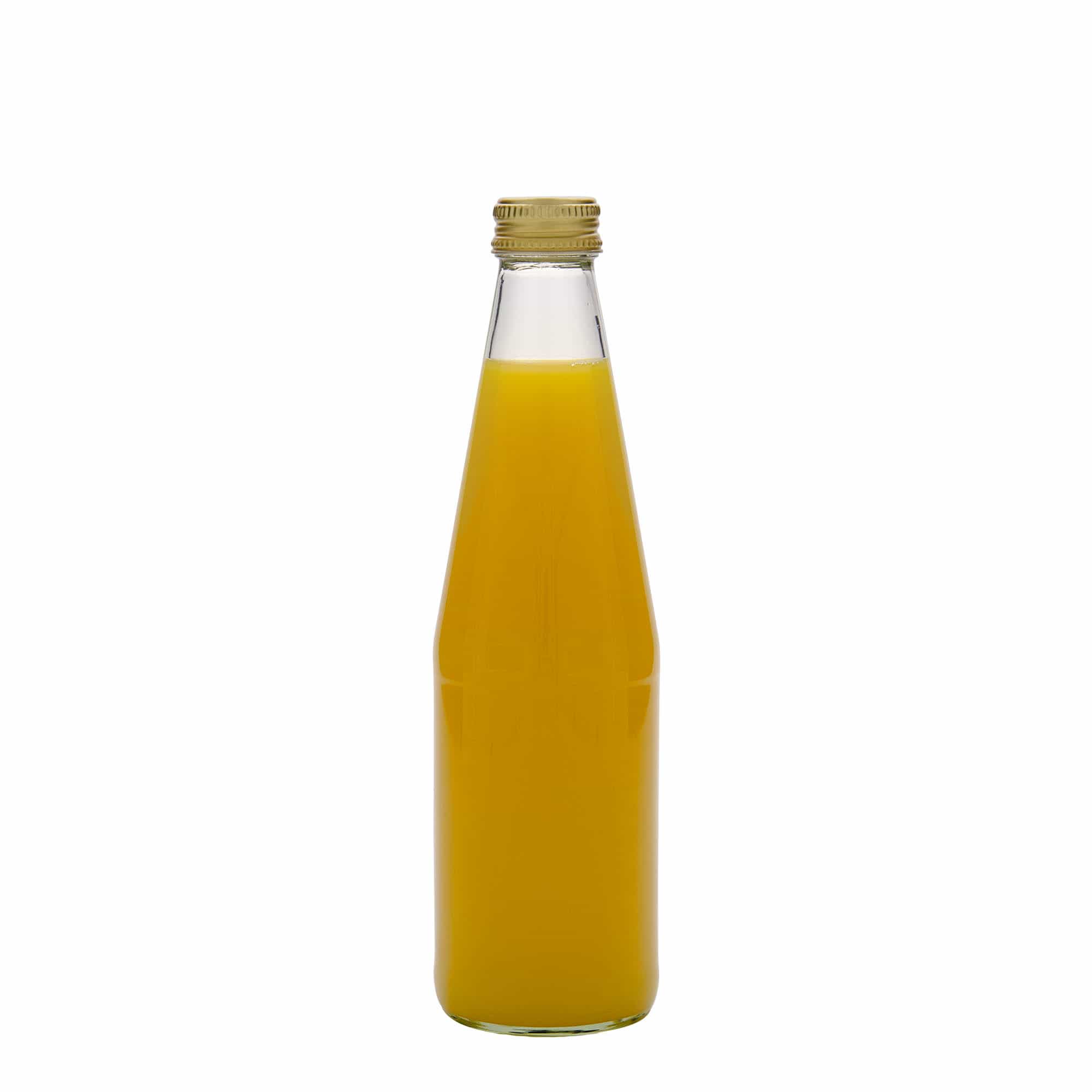 330 ml καθολικό μπουκάλι σε σχήμα καρότου, γυαλί, στόμιο: PP 28