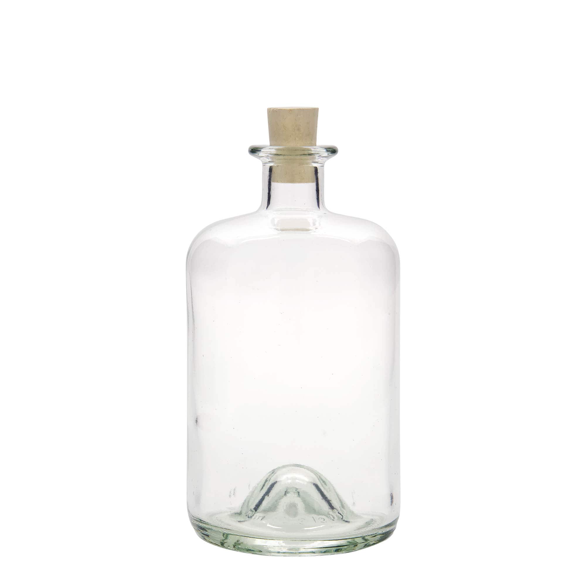 700 ml γυάλινο μπουκάλι φαρμακοποιού, στόμιο: φελλός