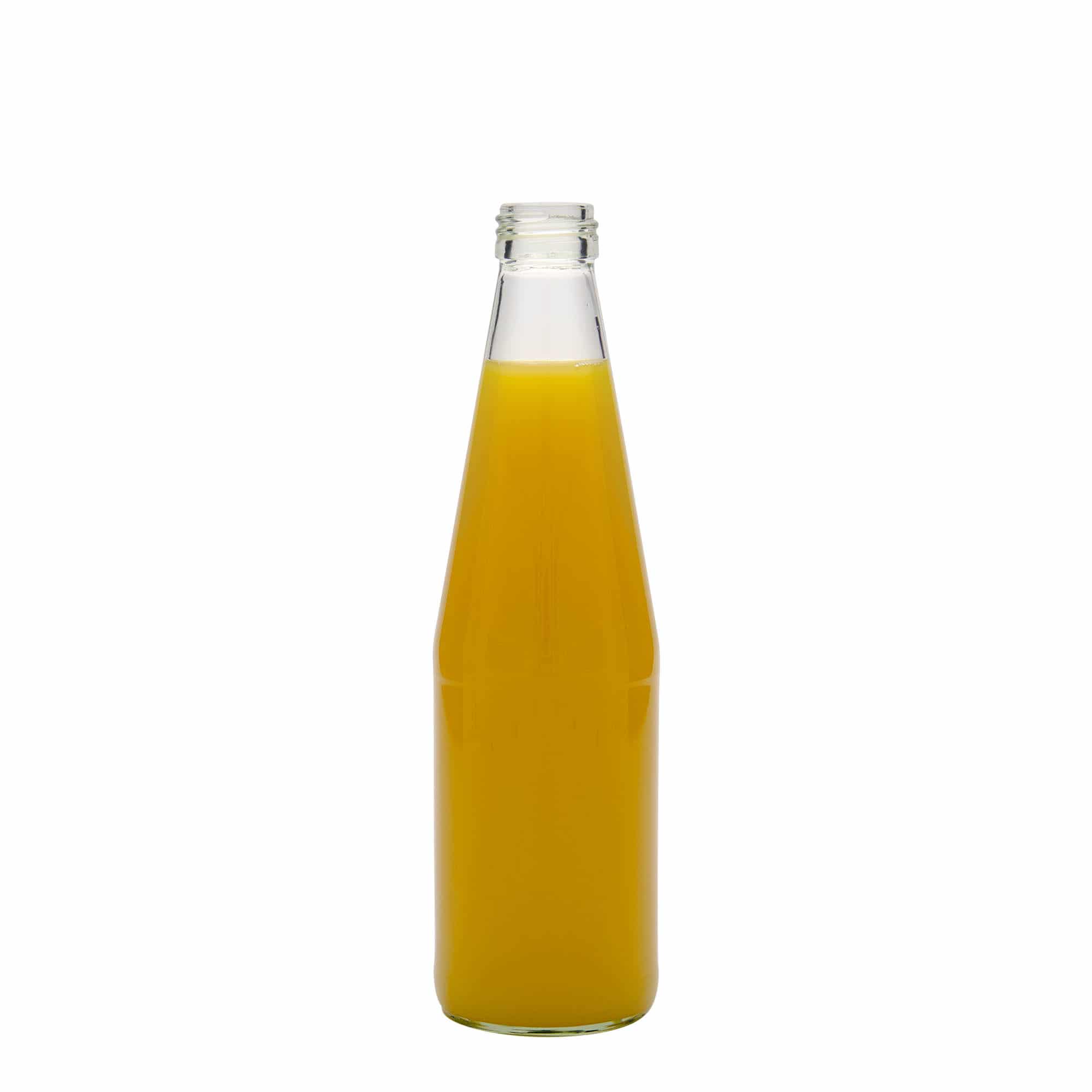 330 ml καθολικό μπουκάλι σε σχήμα καρότου, γυαλί, στόμιο: PP 28