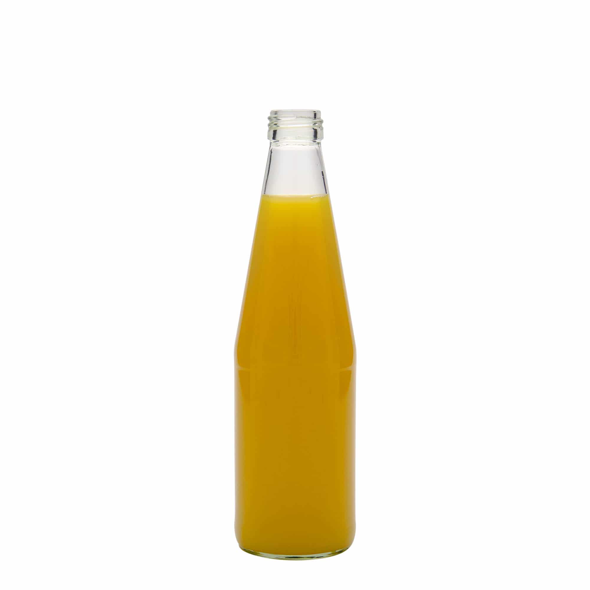 330 ml καθολικό μπουκάλι σε σχήμα καρότου, γυαλί, στόμιο: PP 28