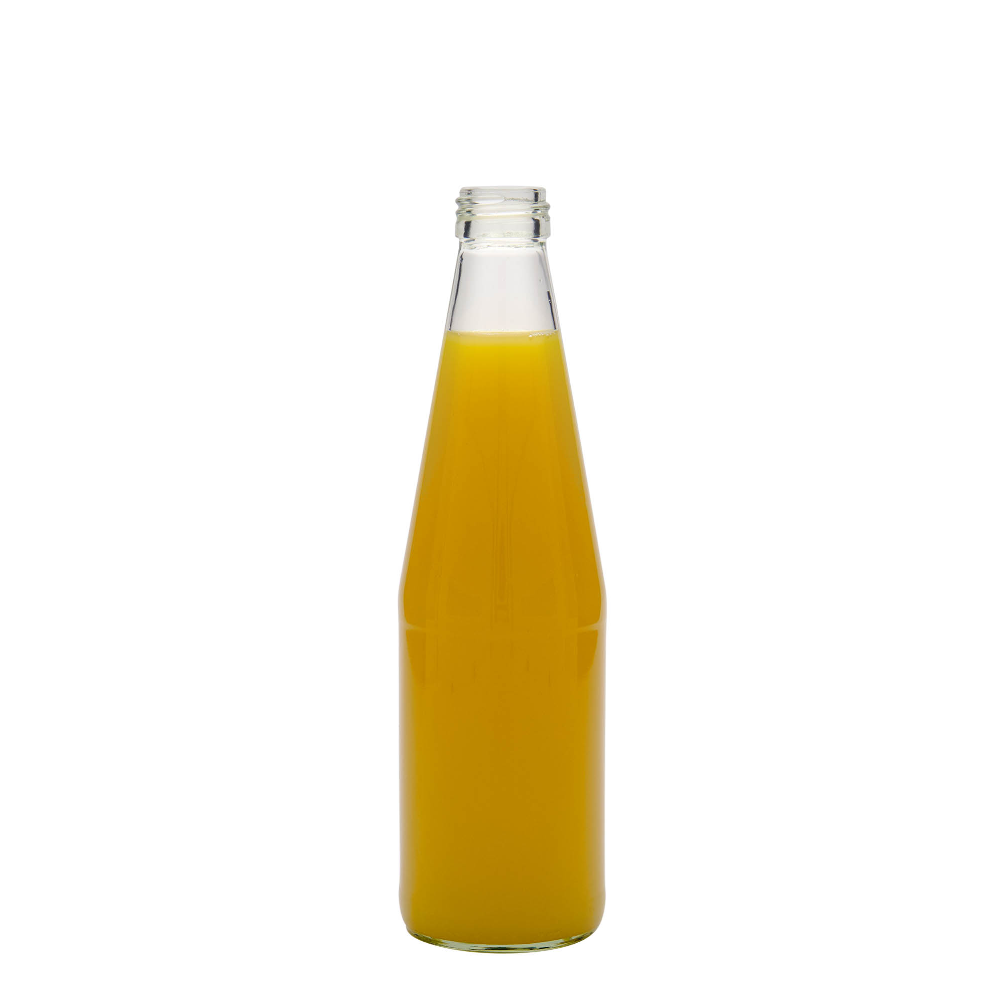 330 ml καθολικό μπουκάλι σε σχήμα καρότου, γυαλί, στόμιο: PP 28 330 ml καθολικό μπουκάλι σε σχήμα καρότου, γυαλί, στόμιο: PP 28