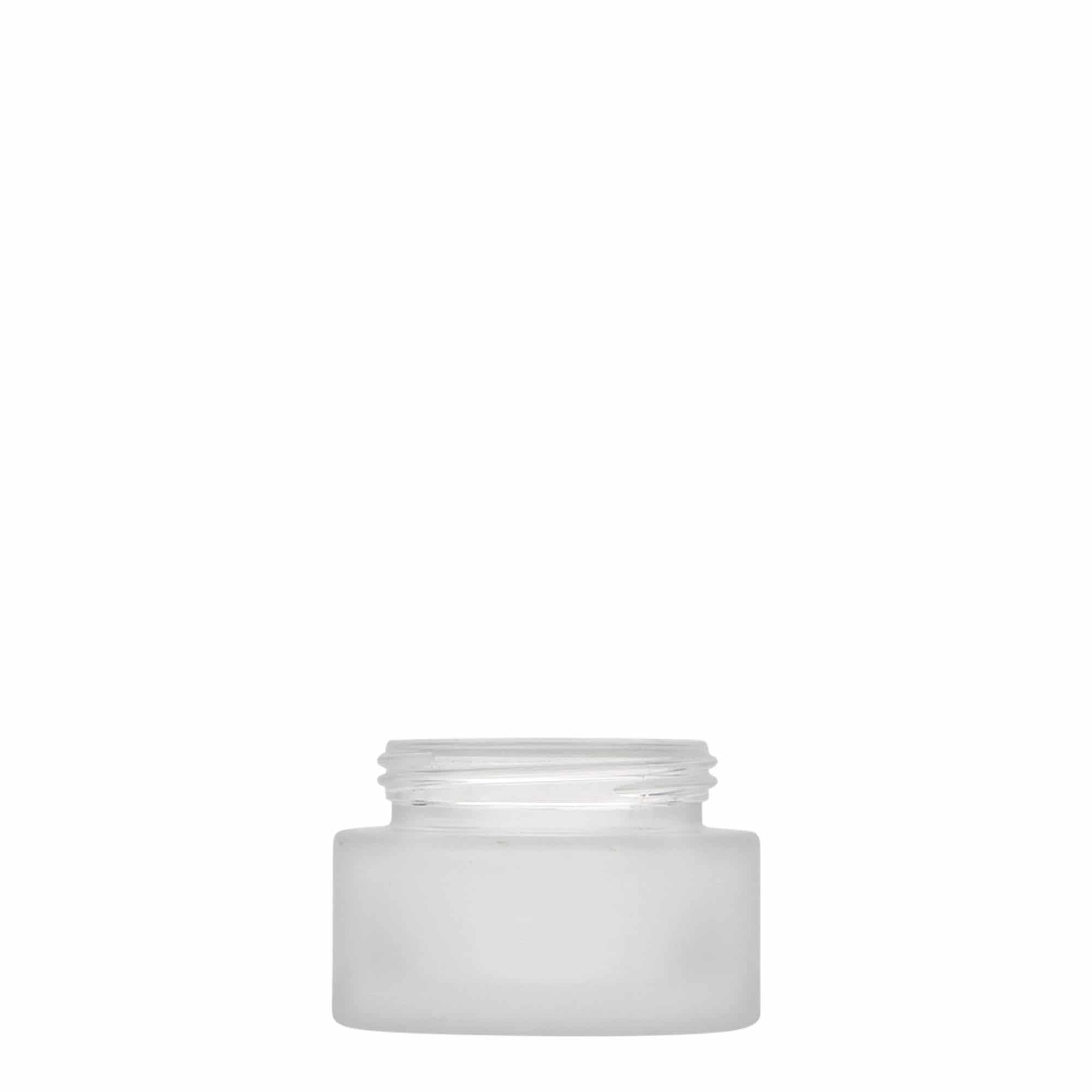 Βάζο για καλλυντικά 'Platin Edition' 30 ml, γυάλινο, εφέ του πάγου, στόμιο: βιδωτό πώμα