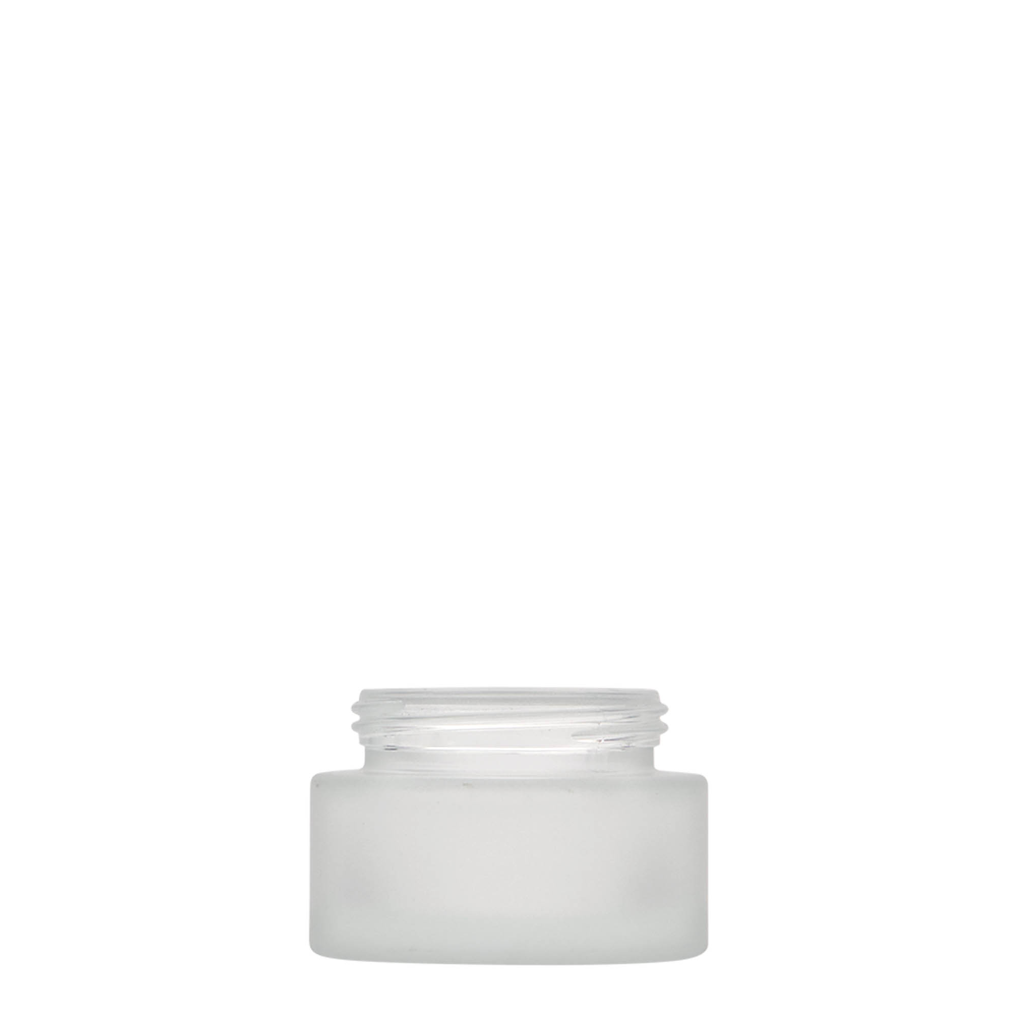 30 ml βαζάκι 'Platin Edition', γυαλί, παγωμένο, στόμιο: βιδωτό καπάκι