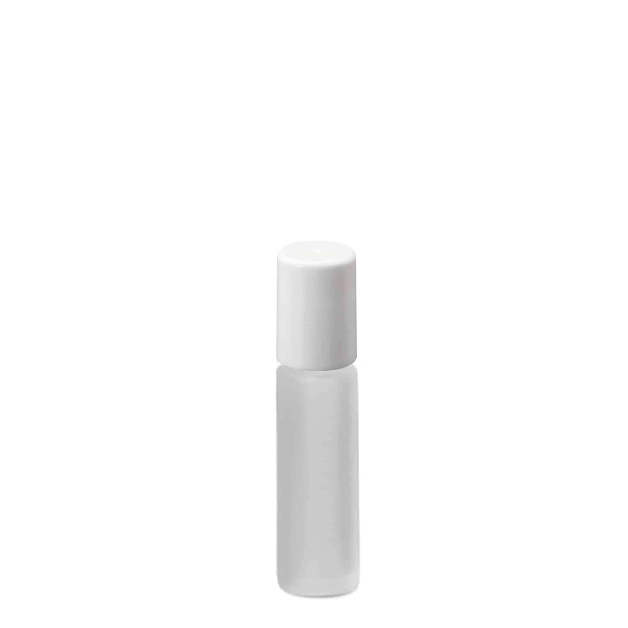 10 ml μπουκάλι roll-on, γυαλί, καφέ, στόμιο: βιδωτό καπάκι