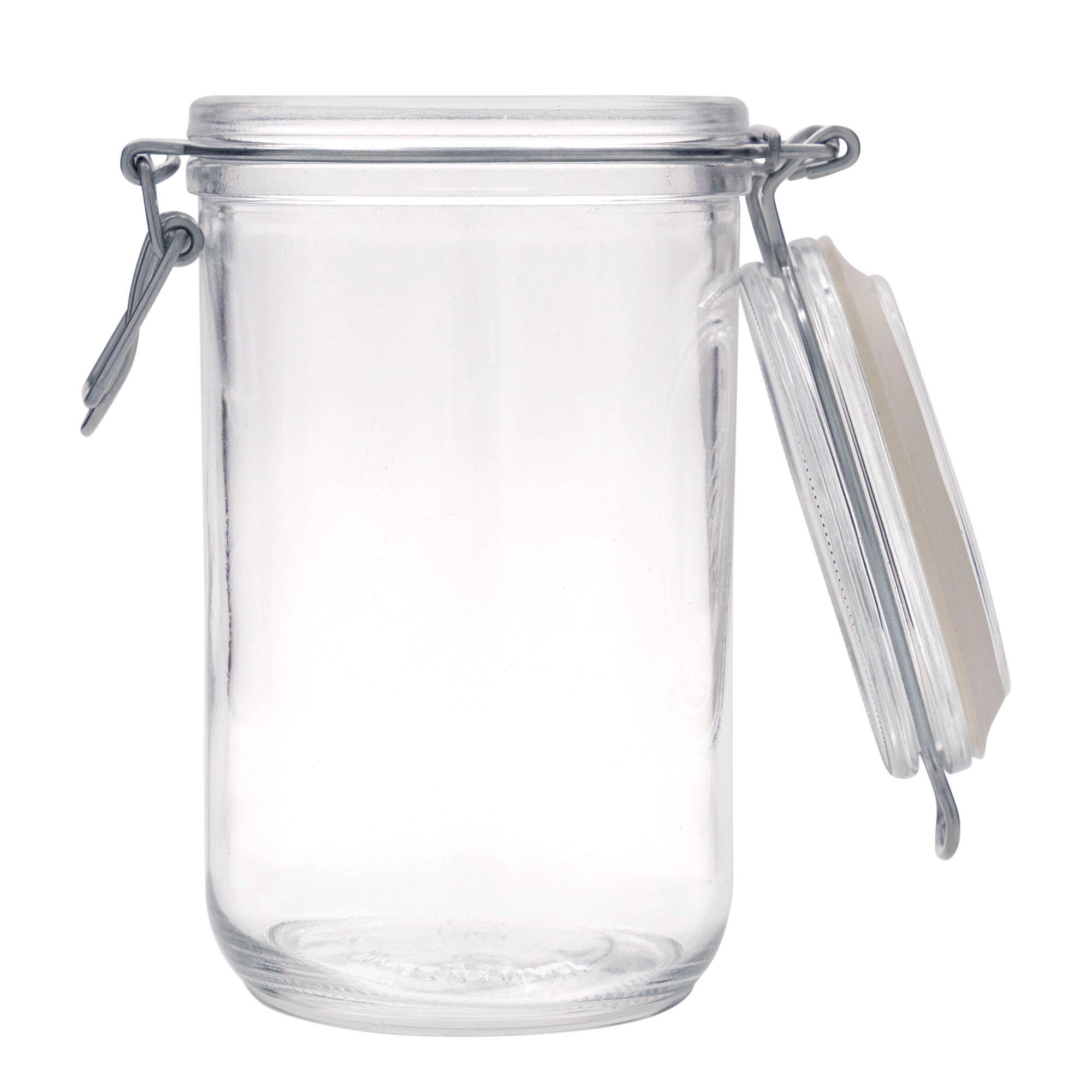 750 ml γυάλινο βάζο με σύρμα κλεισίματος 'Fido', στόμιο: κλείσιμο με σύρμα