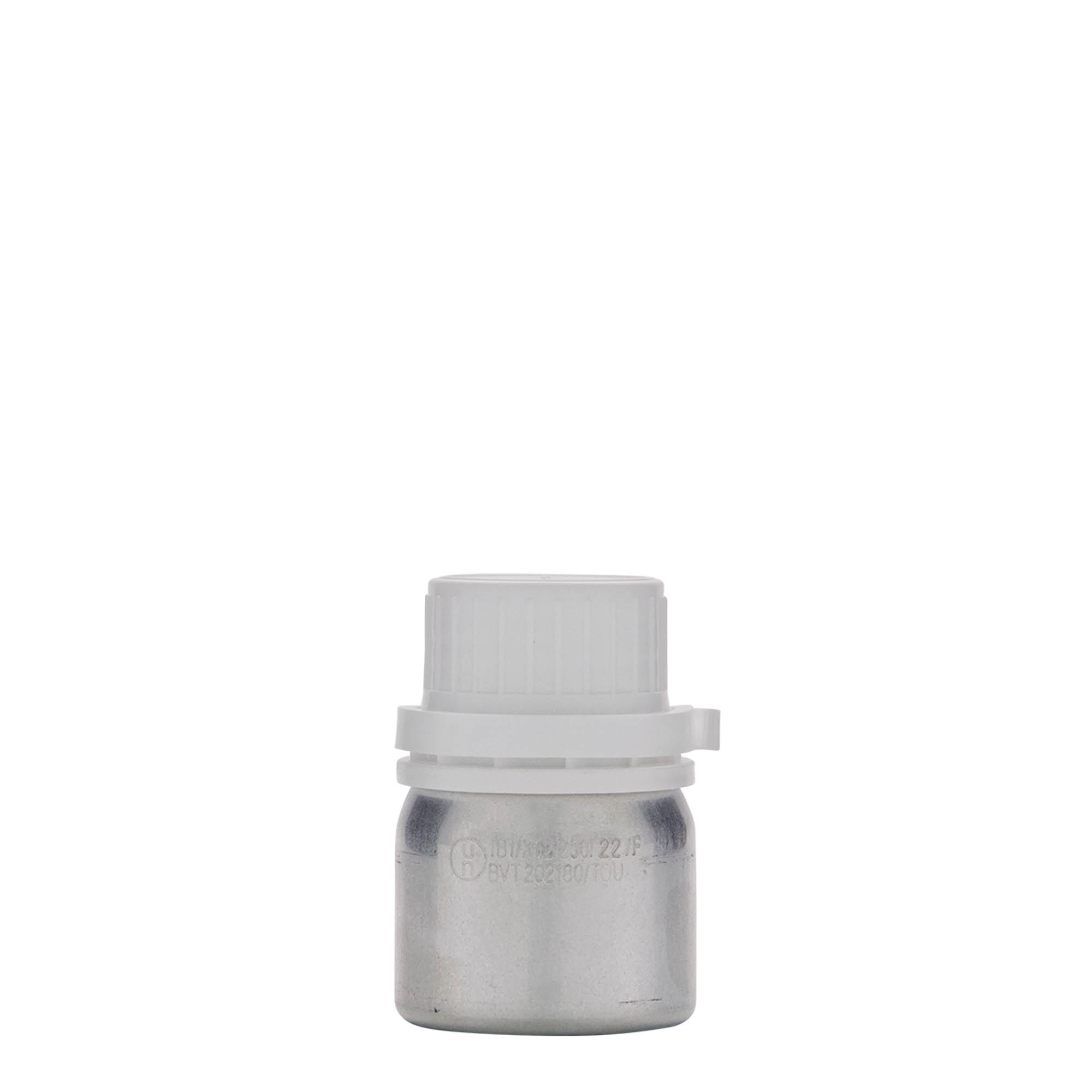 50 ml αλουμινένιο μπουκάλι, μέταλλο, ασημί, στόμιο: DIN 32 50 ml αλουμινένιο μπουκάλι, μέταλλο, ασημί, στόμιο: DIN 32