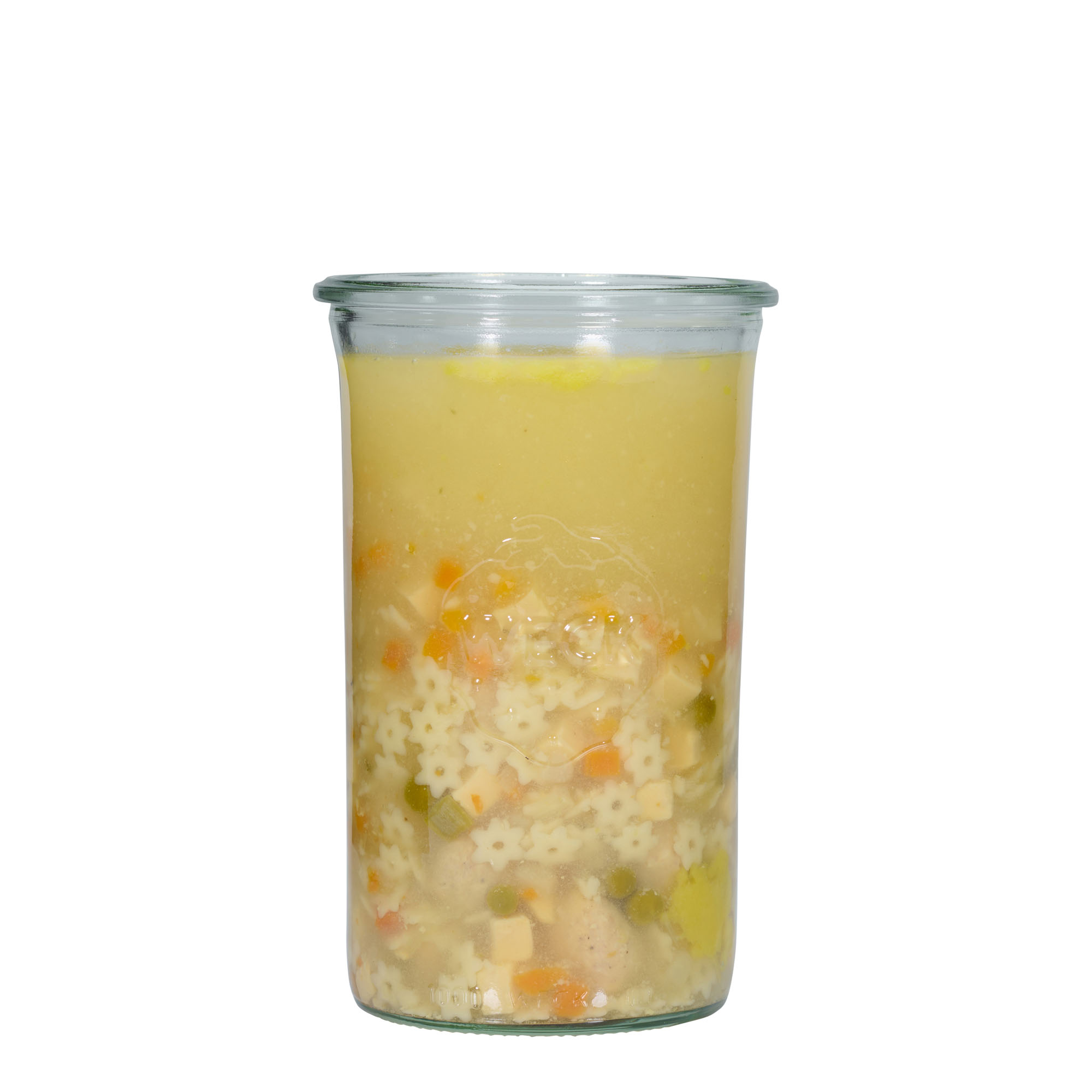 1.000 ml βάζο WECK με καπάκι τύπου Sturz, στόμιο: στρογγυλή άκρη