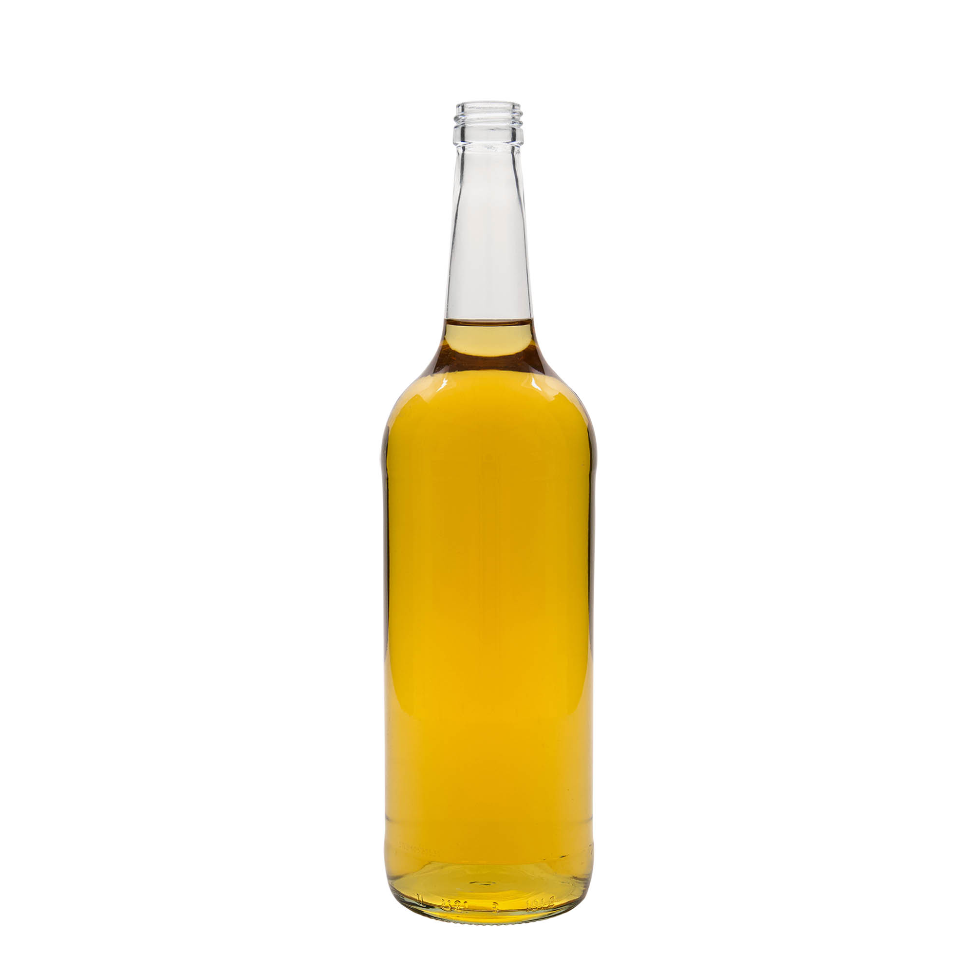 1.000 ml γυάλινο μπουκάλι με ίσιο λαιμό, στόμιο: PP 28