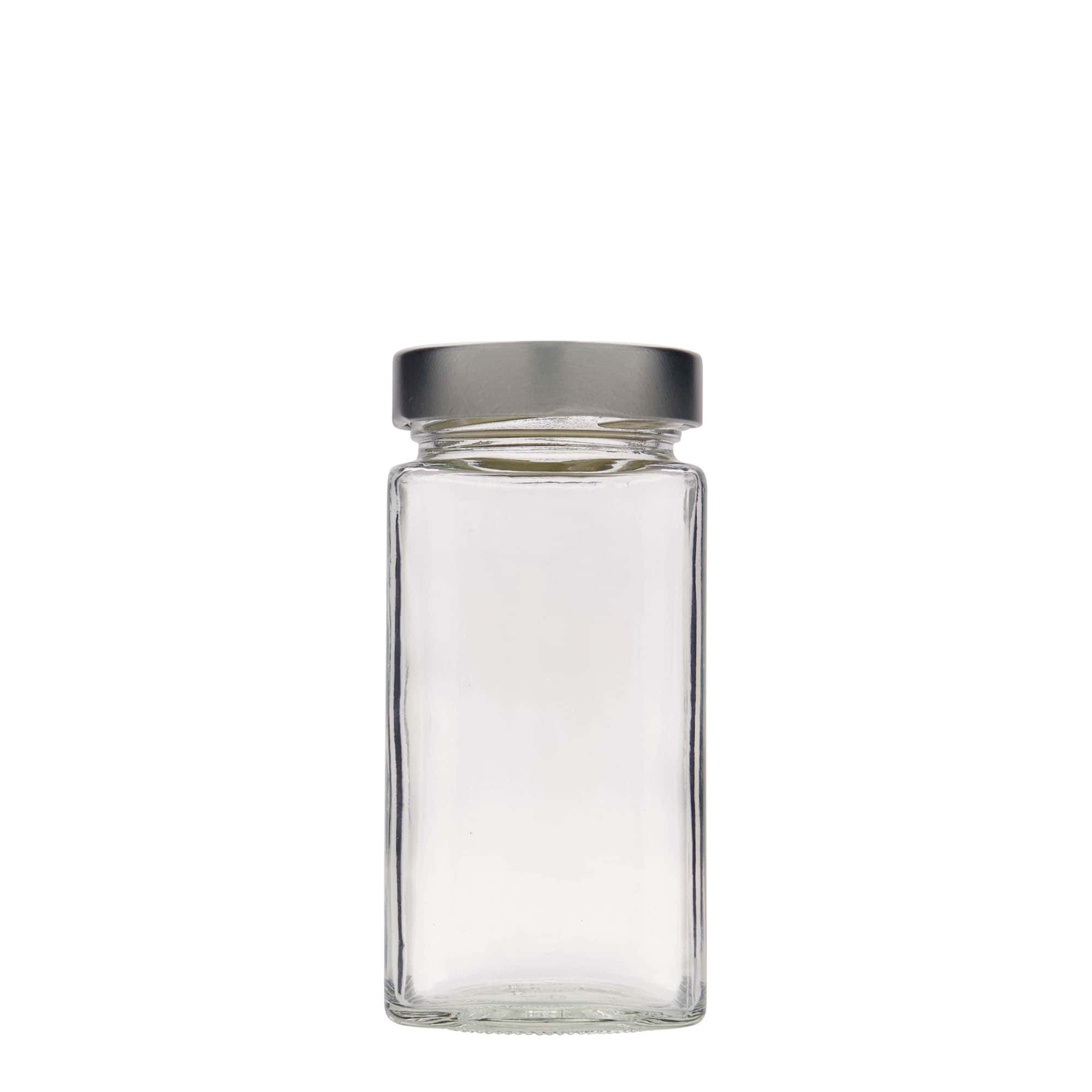 314 ml τετράγωνο γυάλινο βάζο 'Funny', στόμιο: Deep-Twist-Off (DTO 58) 314 ml τετράγωνο γυάλινο βάζο 'Funny', στόμιο: Deep-Twist-Off (DTO 58)