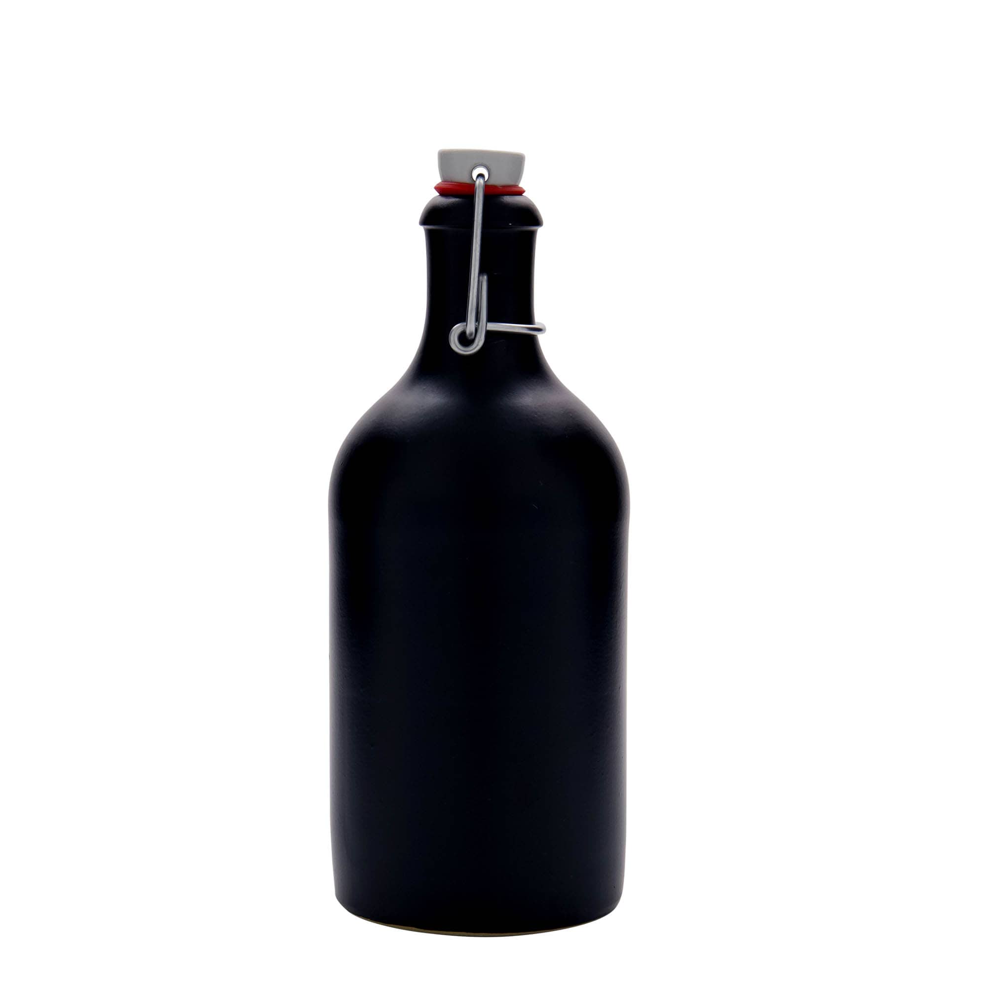 500 ml πιθάρι για κρασί, από πέτρινο σμάλτο, μαύρο, στόμιο: κλείσιμο με μεταλλικό κρίκο 500 ml πιθάρι για κρασί, από πέτρινο σμάλτο, μαύρο, στόμιο: κλείσιμο με μεταλλικό κρίκο