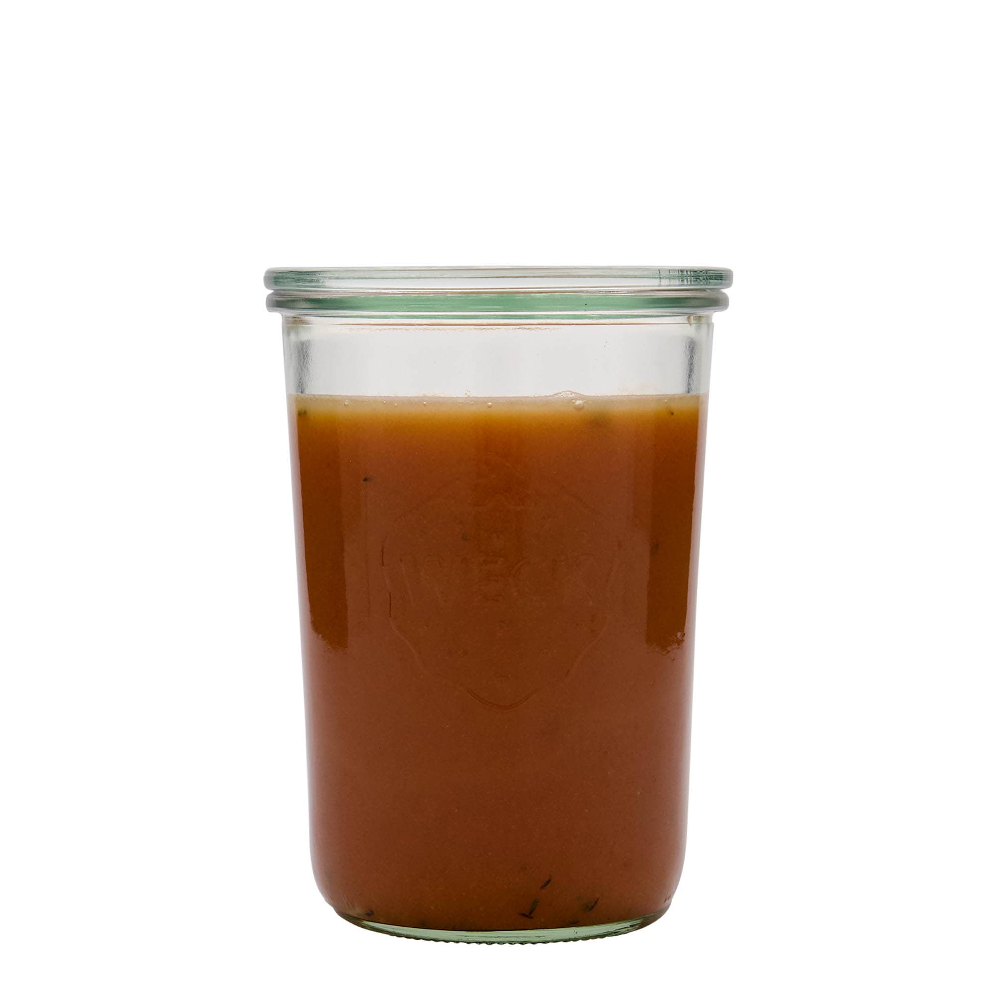 850 ml WECK-Βάζο με καπάκι, Άνοιγμα: Στρογγυλή άκρη