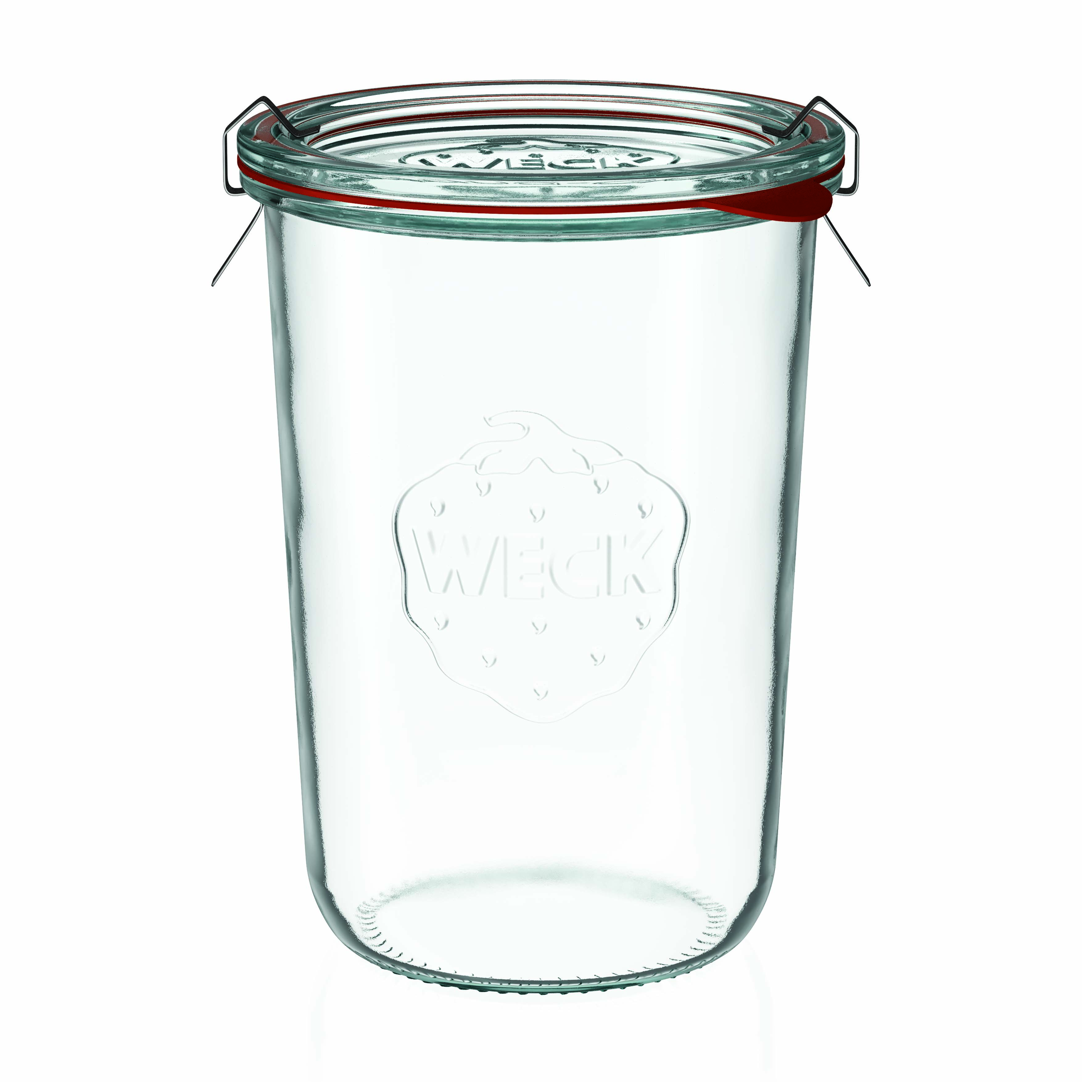 850 ml WECK-Βάζο με καπάκι, Άνοιγμα: Στρογγυλή άκρη