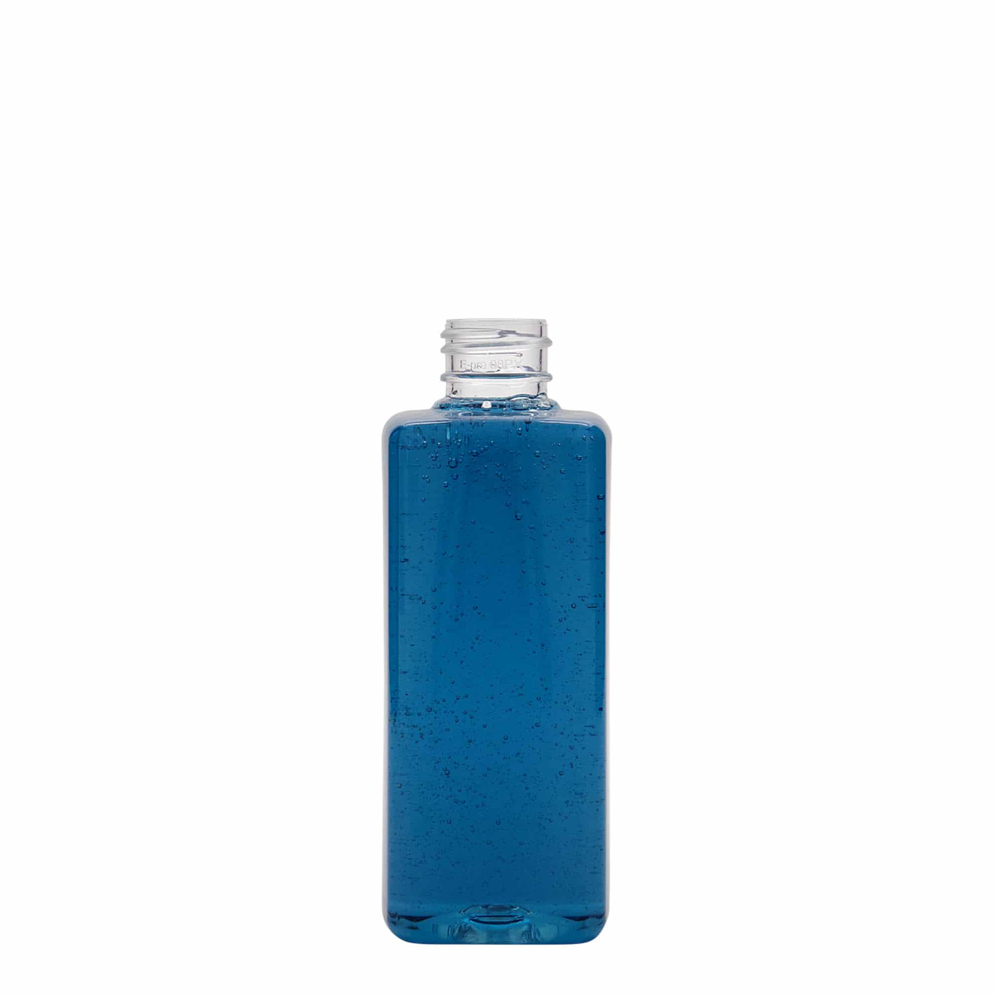 Μπουκάλι PET 'Karl' 200 ml, τετράγωνο, πλαστικό, στόμιο: 24/410