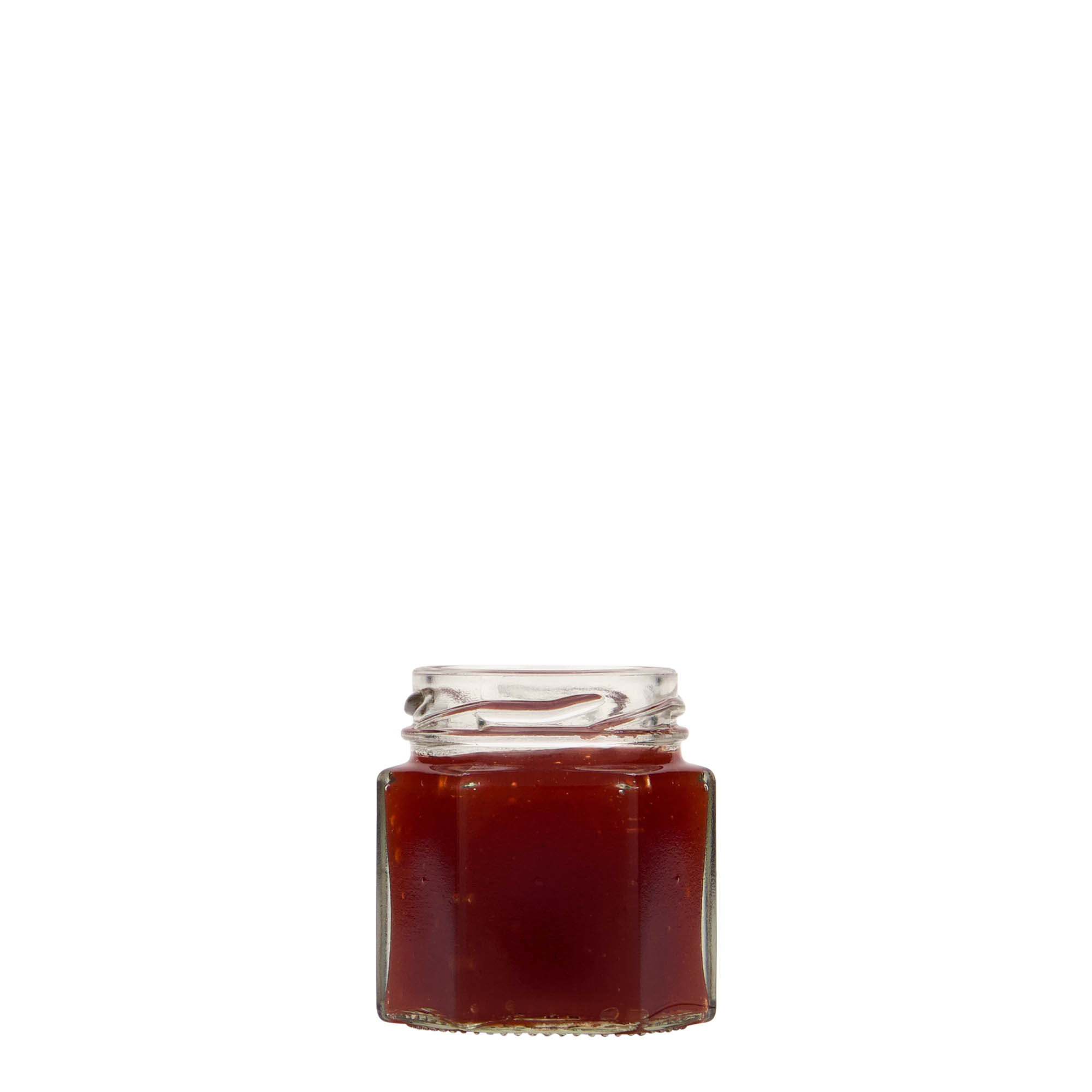 47 ml γυάλινο εξάγωνο, στόμιο: Twist-Off (TO 43) 47 ml γυάλινο εξάγωνο, στόμιο: Twist-Off (TO 43)