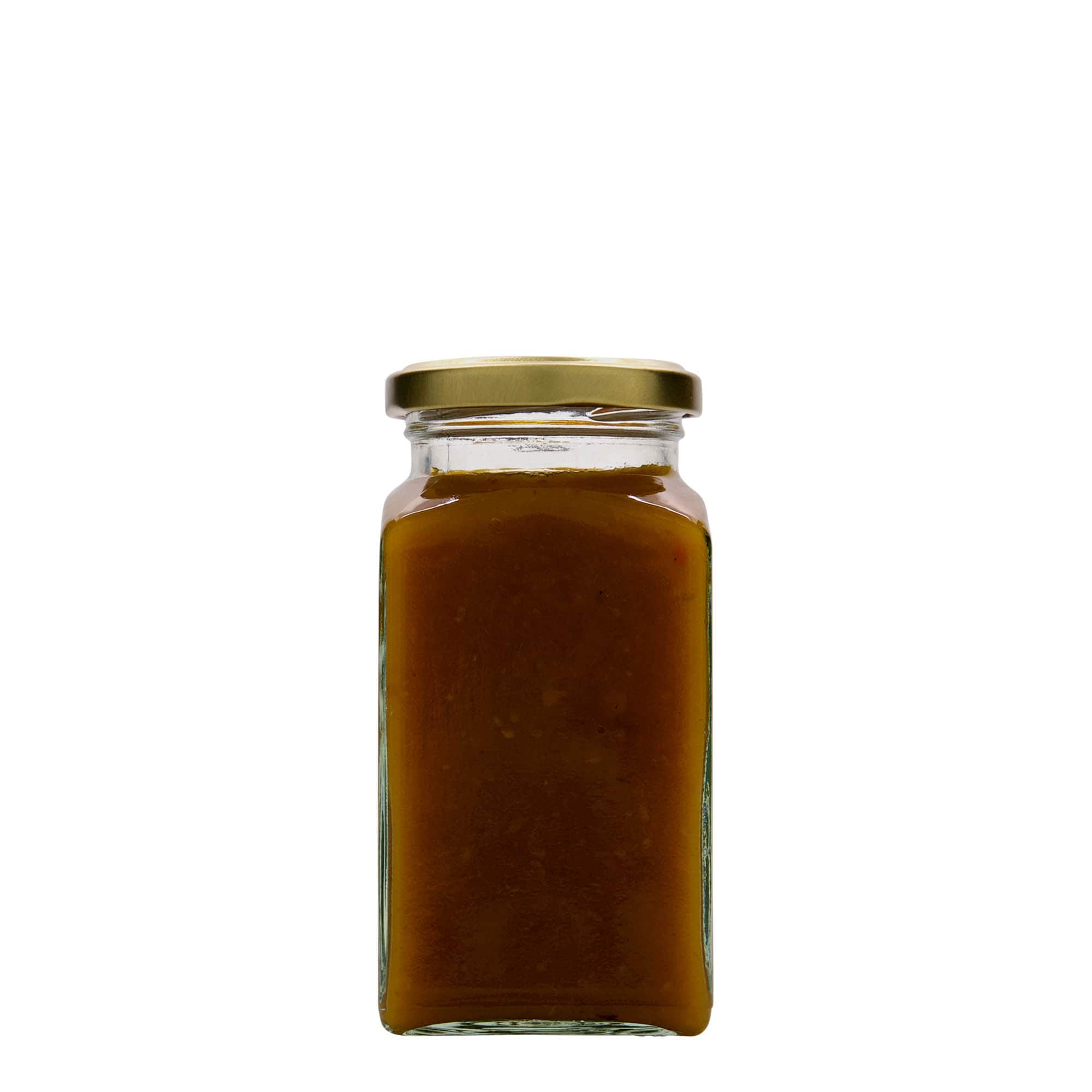312 ml τετράγωνο γυάλινο δοχείο, στόμιο: Twist-Off (TO 58) 312 ml τετράγωνο γυάλινο δοχείο, στόμιο: Twist-Off (TO 58)