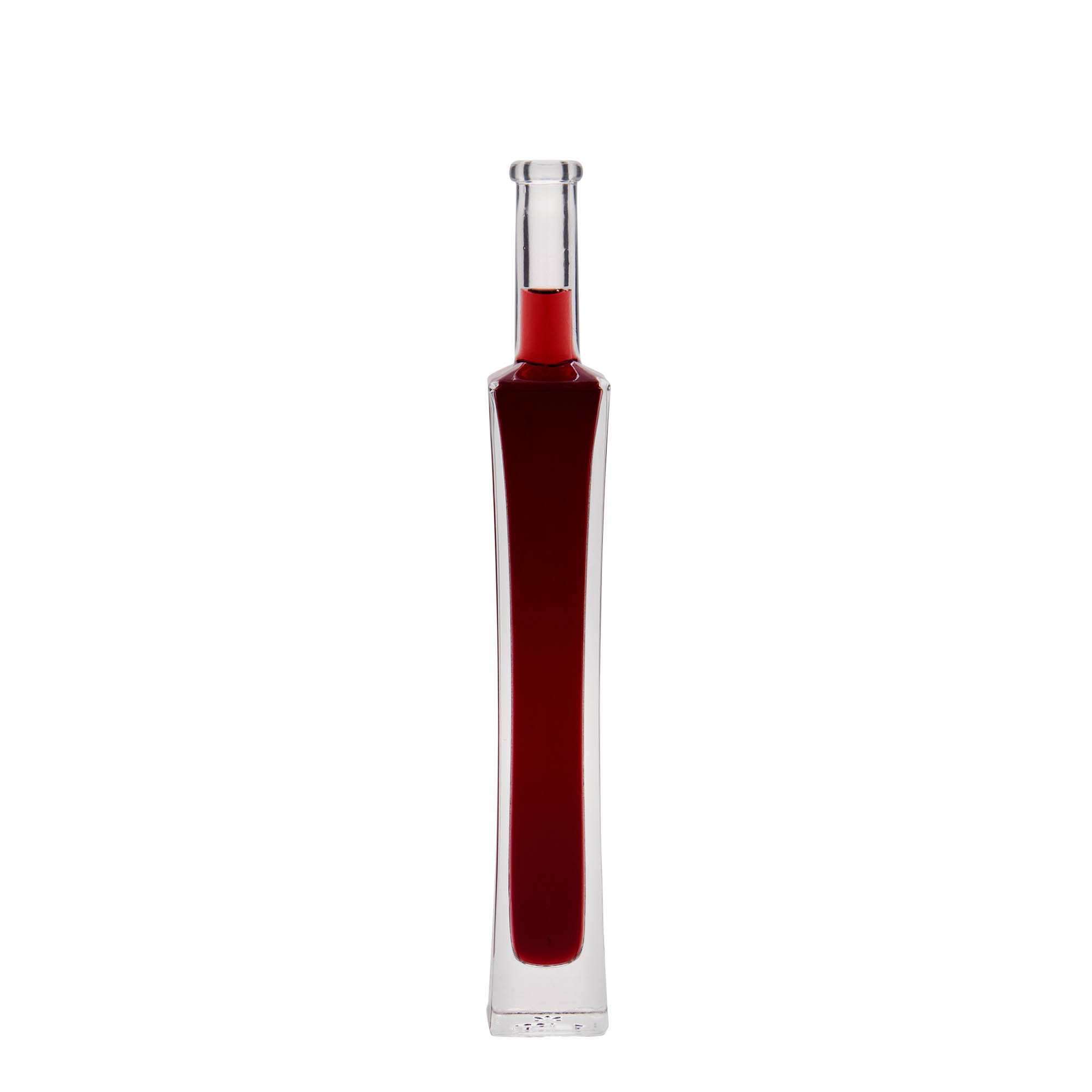Γυάλινο μπουκάλι 'Koko' 100 ml, τετράγωνο, στόμιο: φελλός