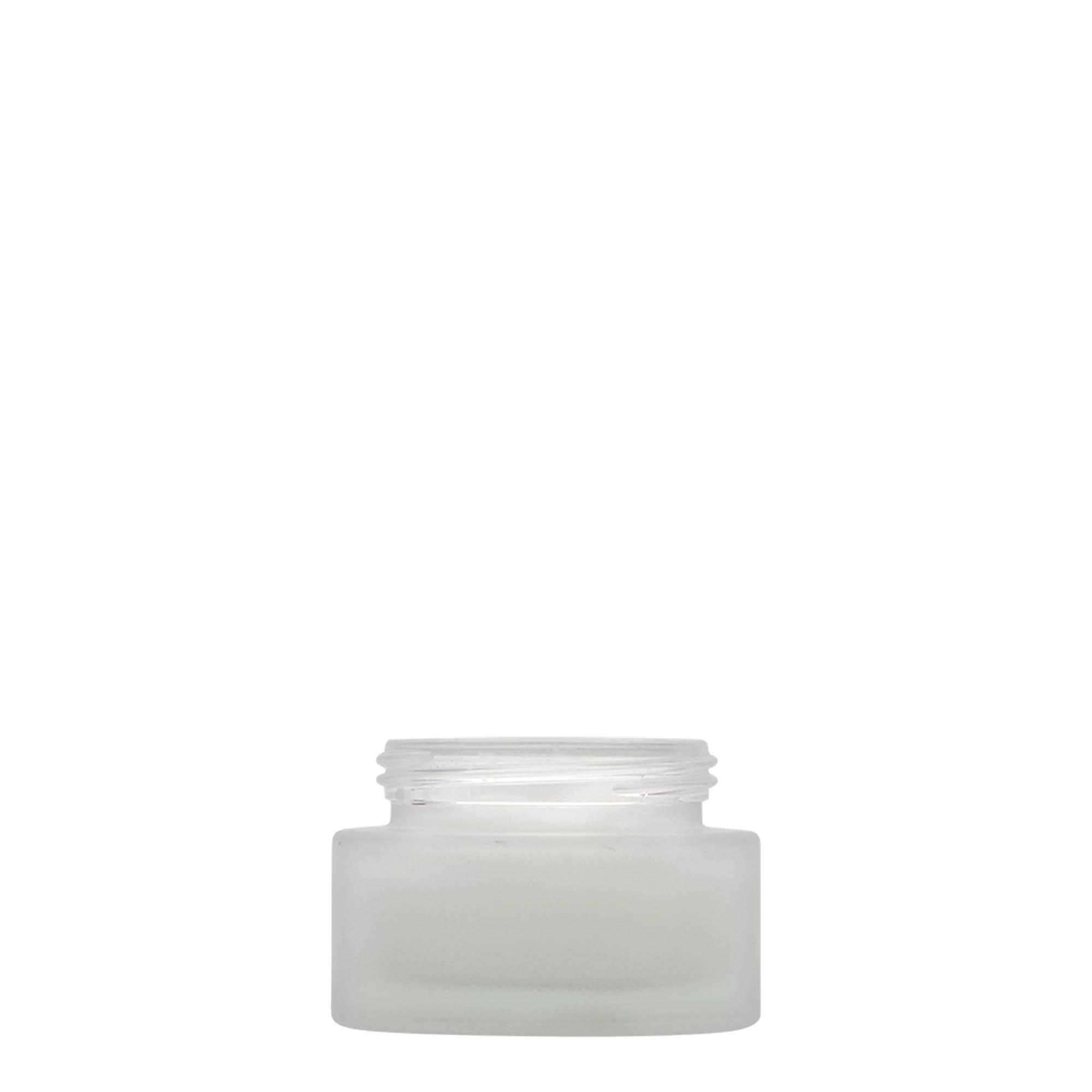 30 ml βαζάκι 'Platin Edition', γυαλί, παγωμένο, στόμιο: βιδωτό καπάκι