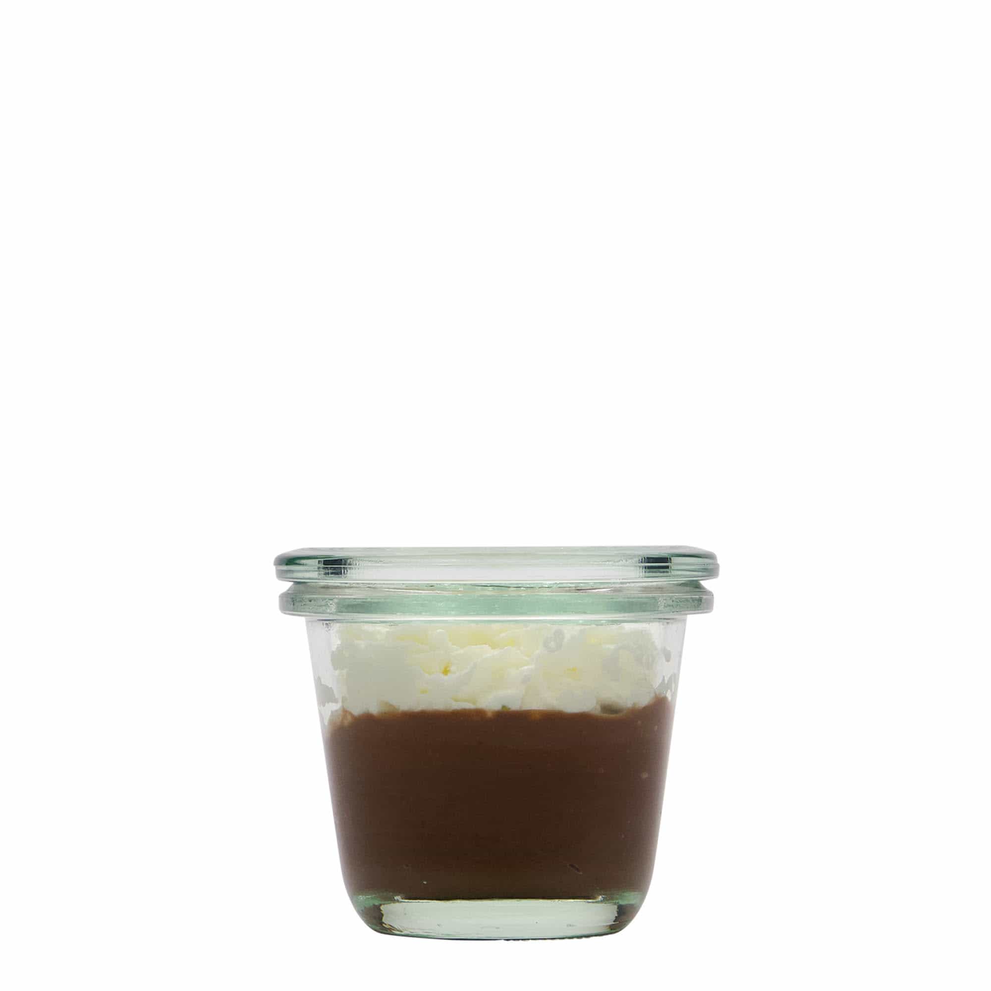 80 ml WECK-γυάλινο βάζο γκουρμέ, στόμιο: στρογγυλή άκρη