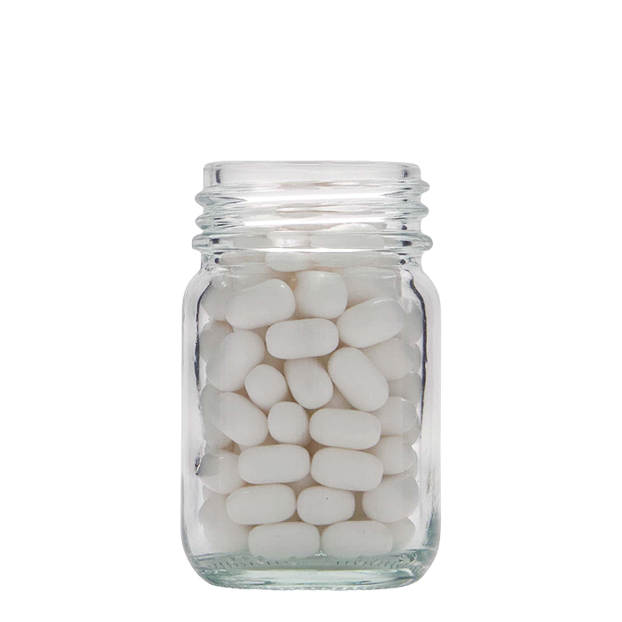 50 ml γυάλινο βάζο με φαρδύ λαιμό, στόμιο: DIN 40 50 ml γυάλινο βάζο με φαρδύ λαιμό, στόμιο: DIN 40