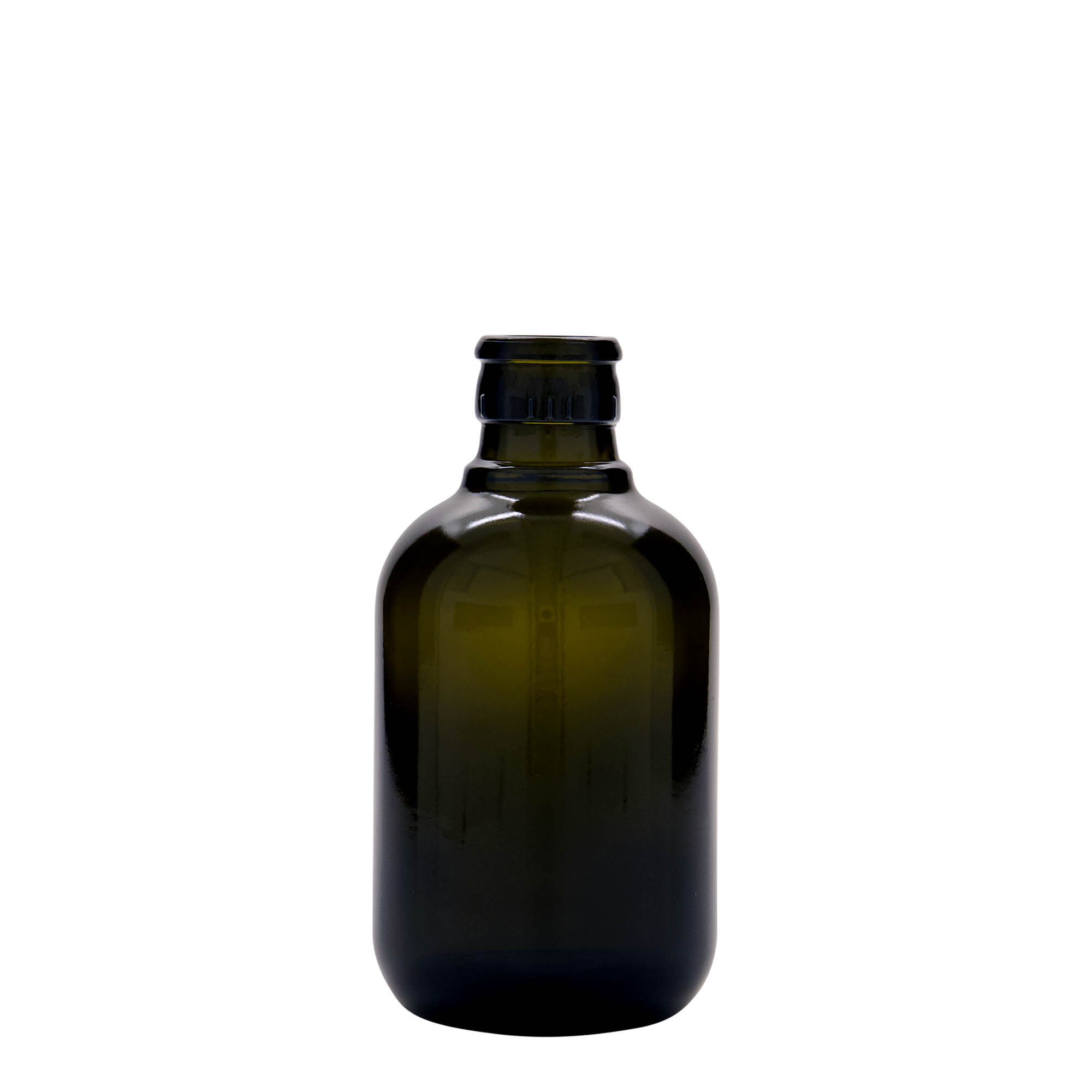 250 ml μπουκάλι ξύδι/λάδι 'Biolio', γυαλί, αντιβέρο πράσινο, στόμιο: DOP