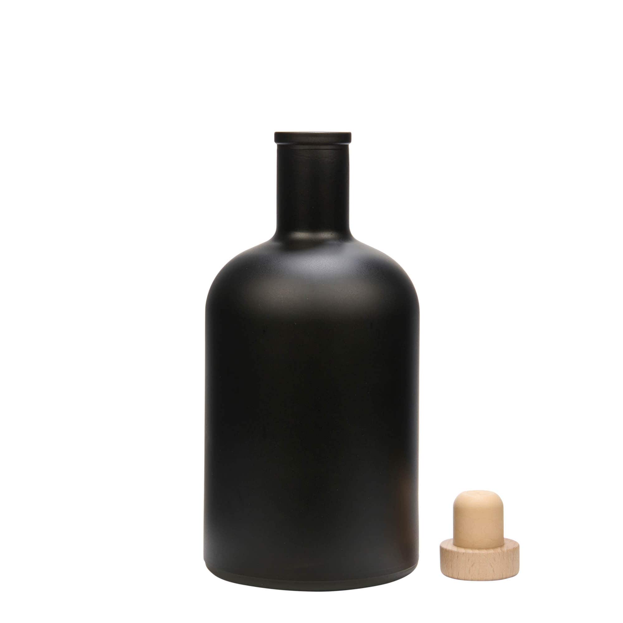 700 ml γυάλινο μπουκάλι 'Gerardino', μαύρο, στόμιο: φελλός 700 ml γυάλινο μπουκάλι 'Gerardino', μαύρο, στόμιο: φελλός