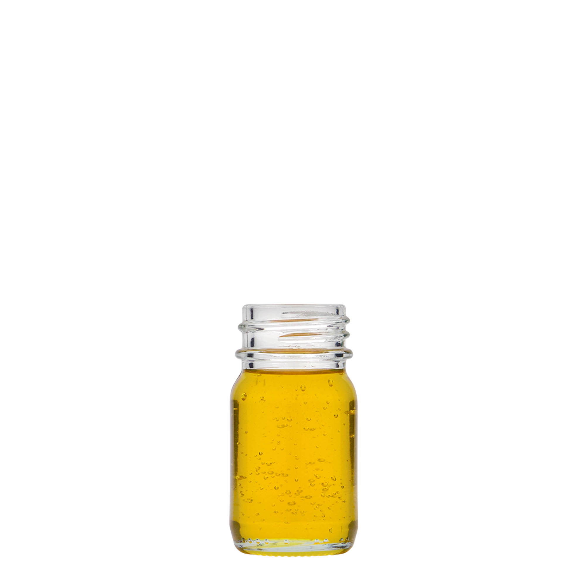 30 ml γυάλινο βάζο με φαρδύ λαιμό, στόμιο: DIN 32