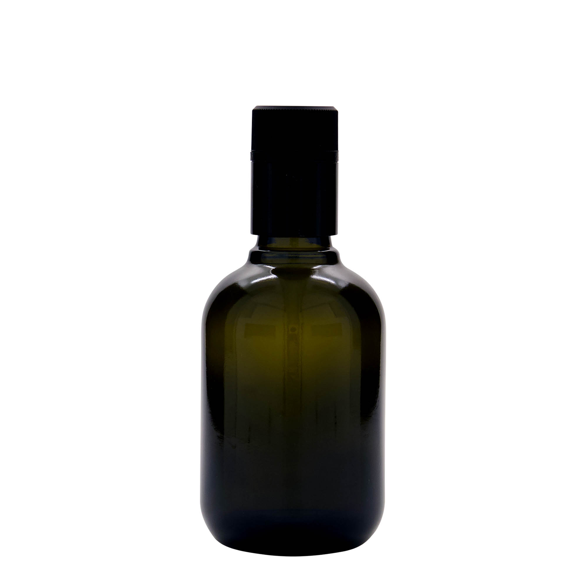 250 ml μπουκάλι ξύδι/λάδι 'Biolio', γυαλί, αντιβέρο πράσινο, στόμιο: DOP