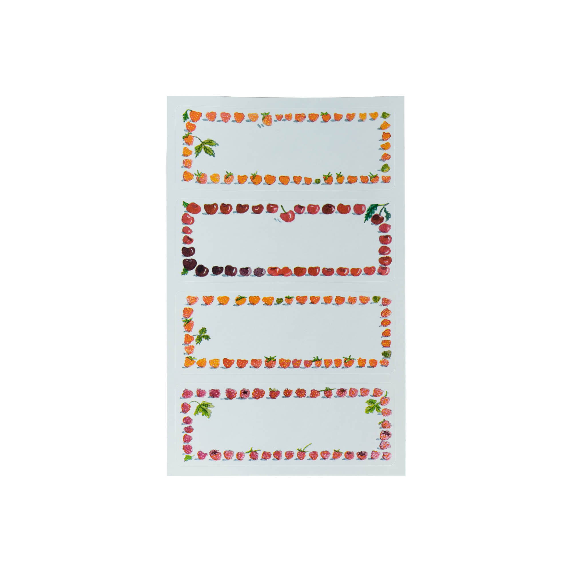 Zweckform ετικέτες 'Πλαίσιο Φρούτου', ορθογώνιες, χαρτί, πολύχρωμες